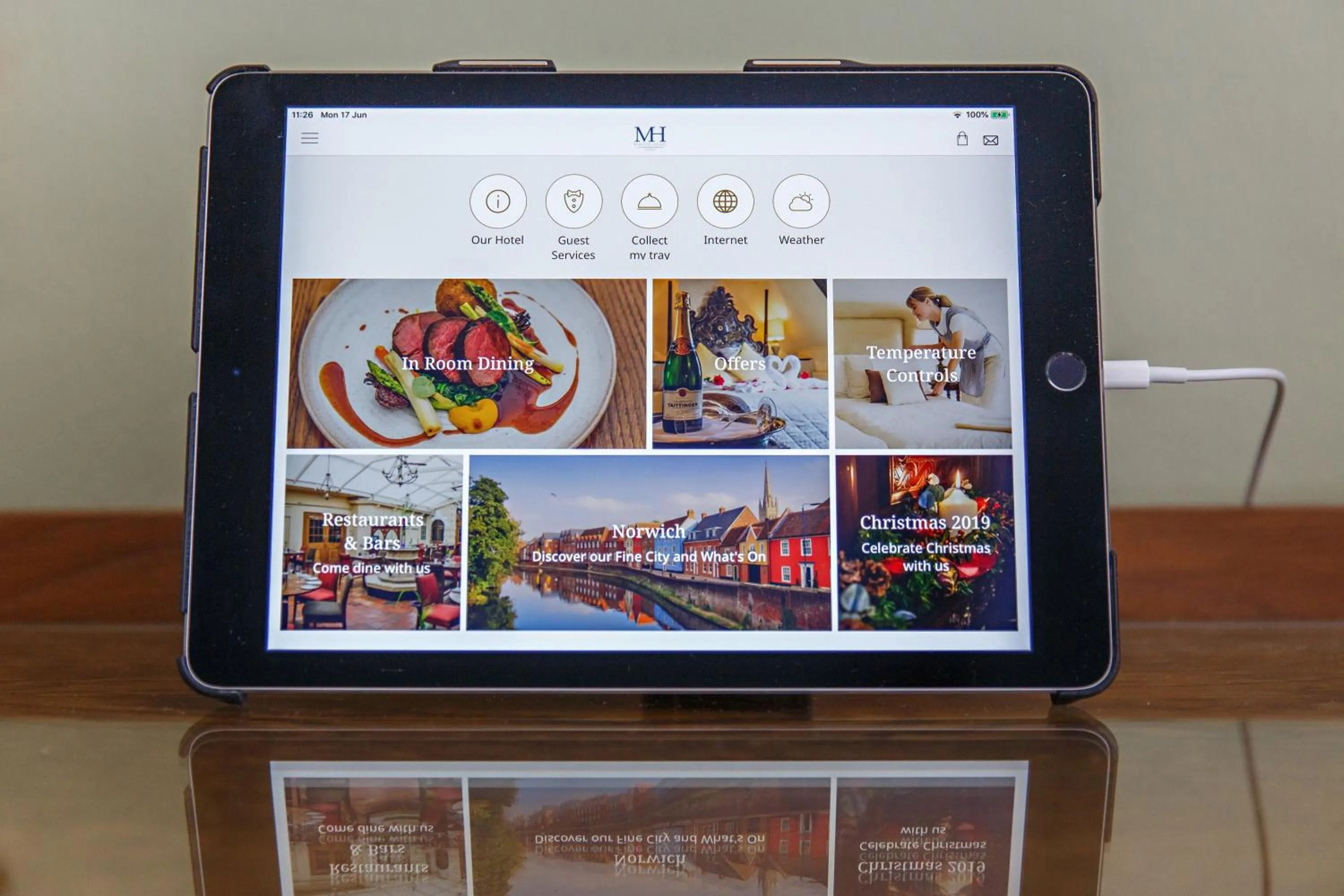 TV and multimedia in The Maids Head Hotel