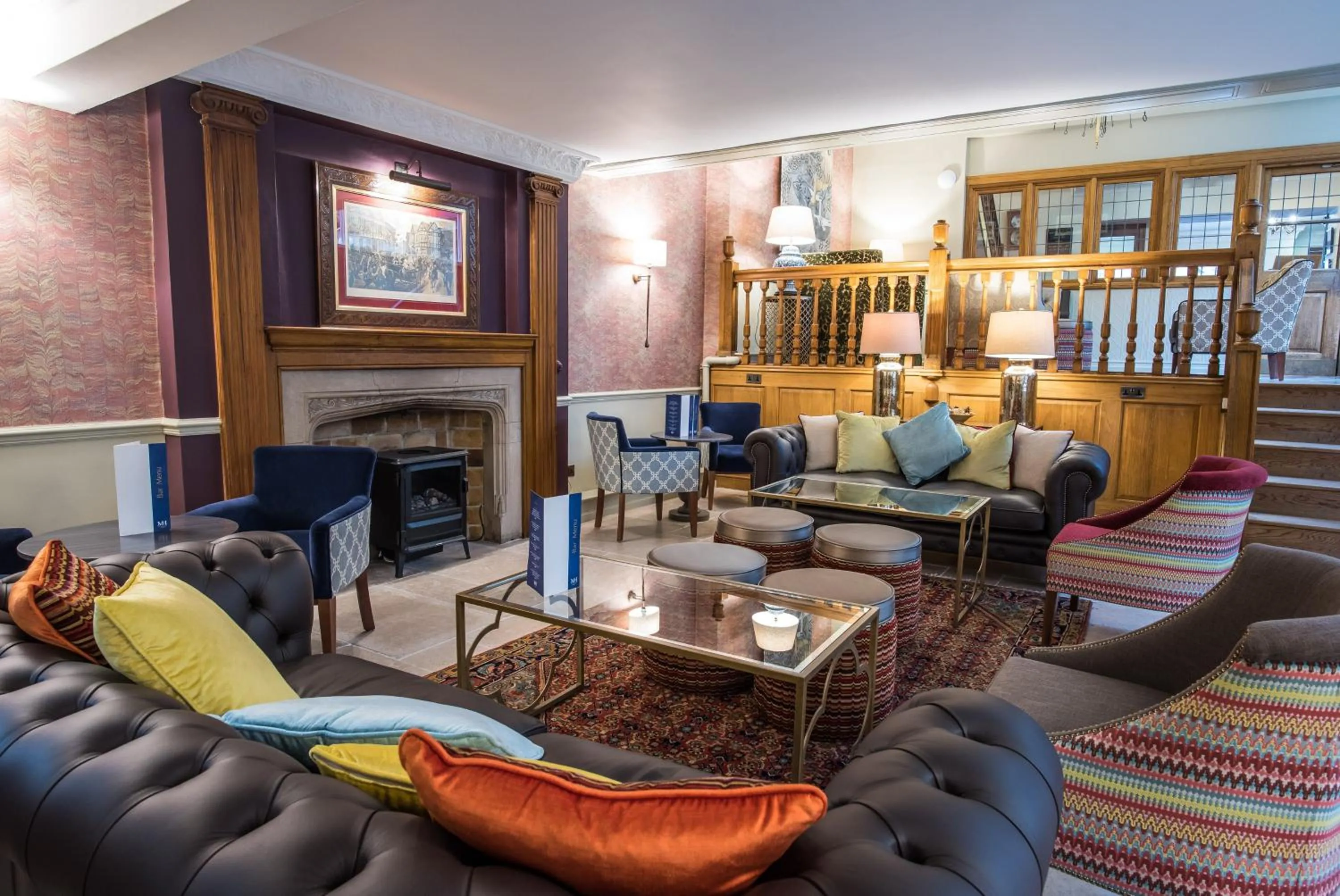 Lounge or bar in The Maids Head Hotel