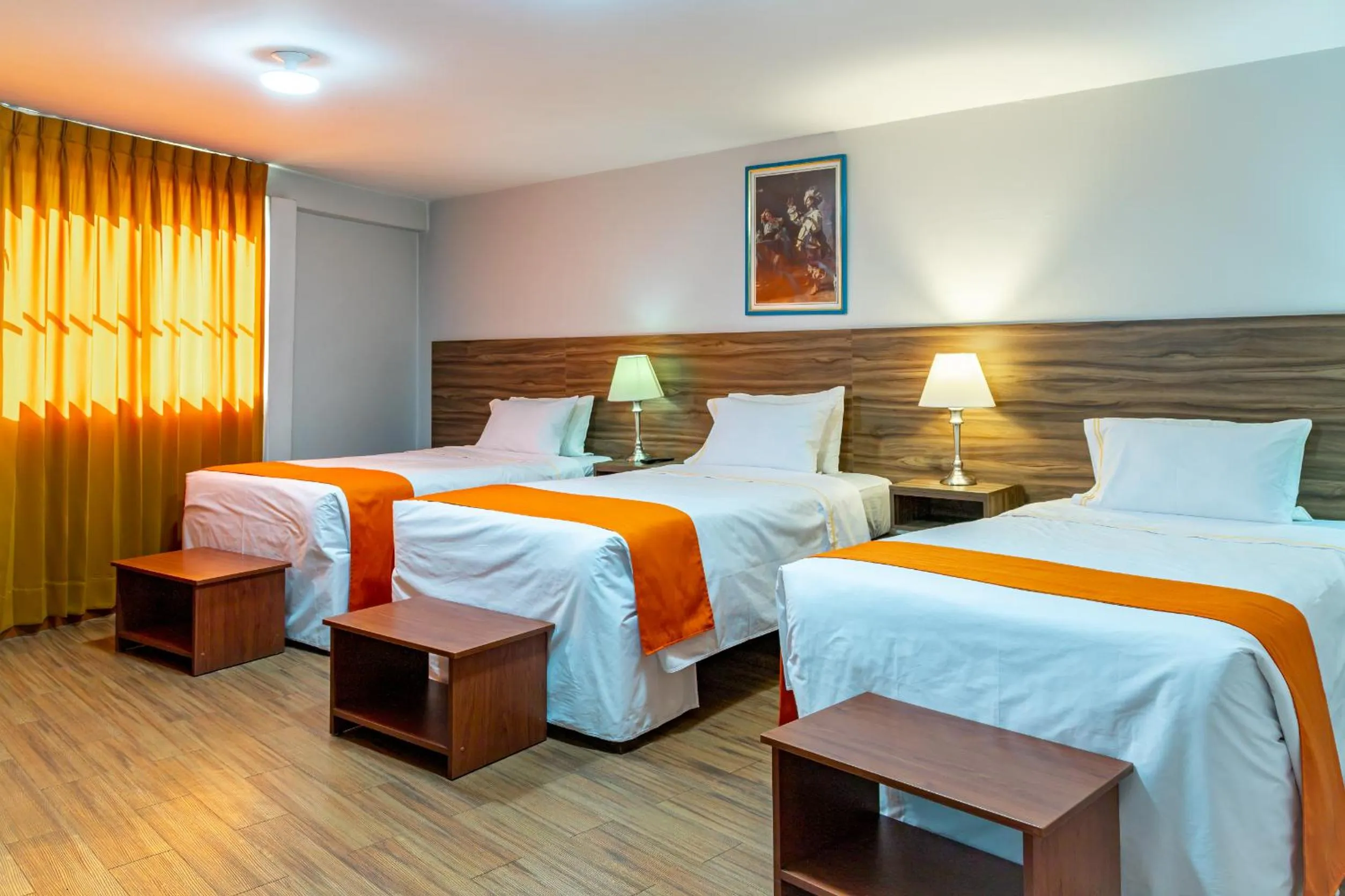 Bed in Hotel Plaza San Antonio Arequipa