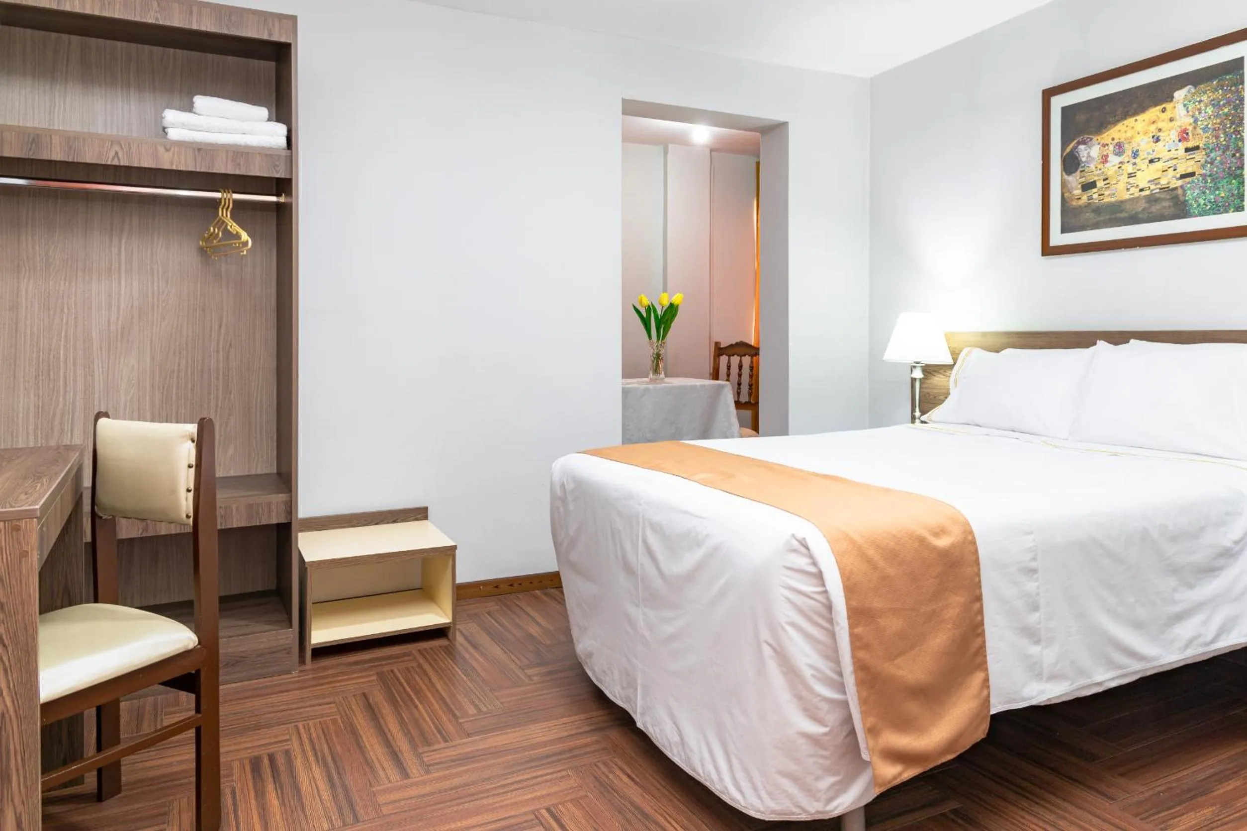 Bed in Hotel Plaza San Antonio Arequipa