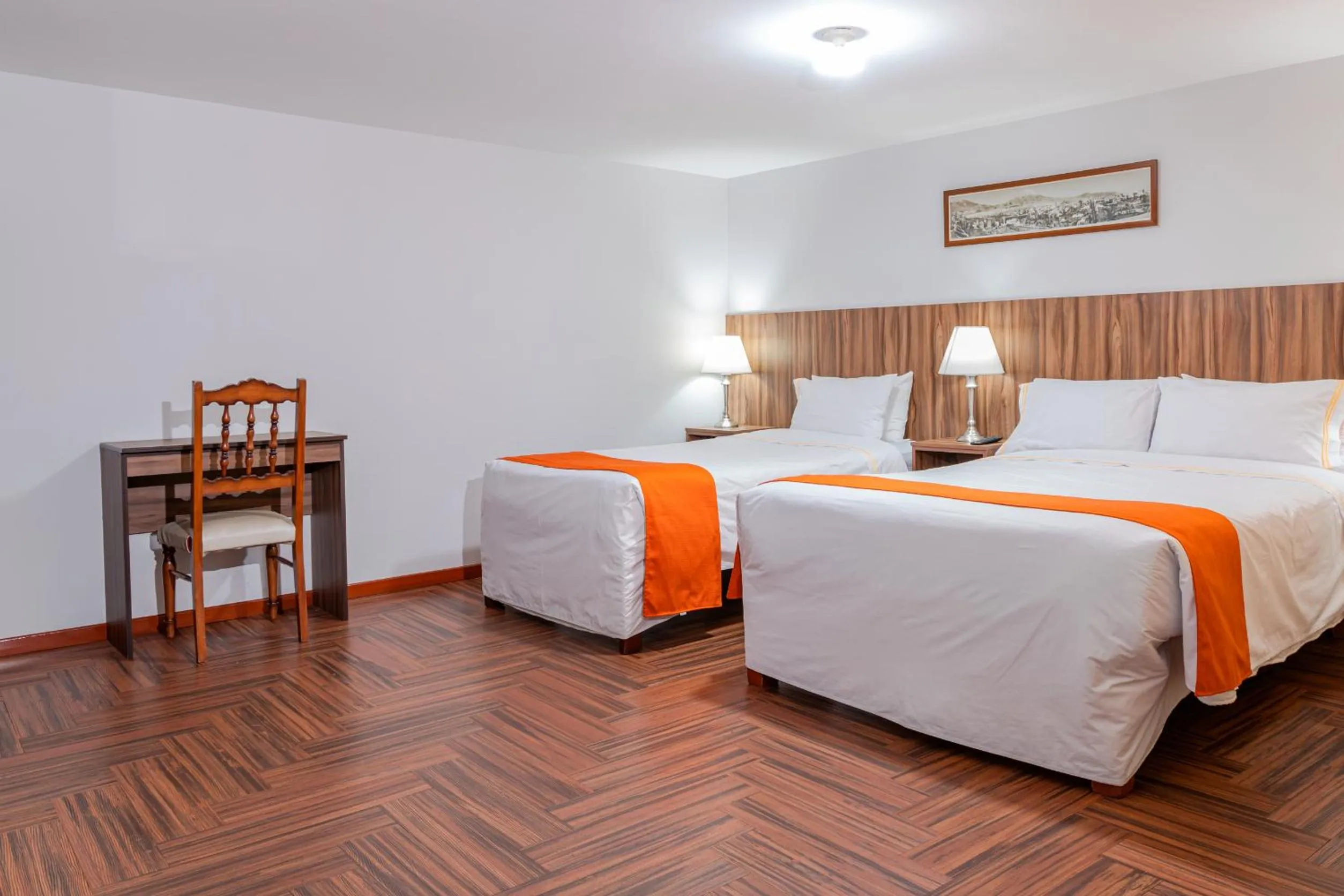 Bed in Hotel Plaza San Antonio Arequipa