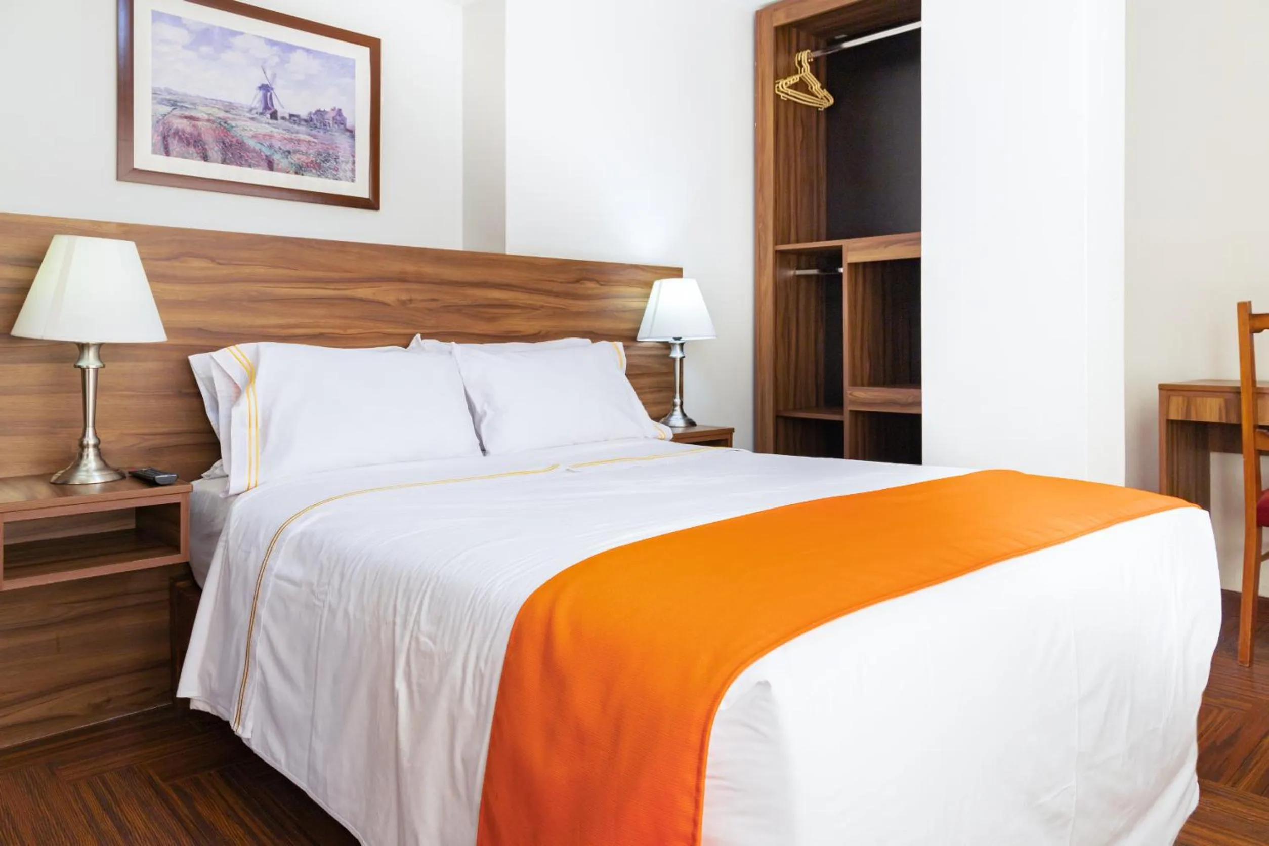 Bed in Hotel Plaza San Antonio Arequipa