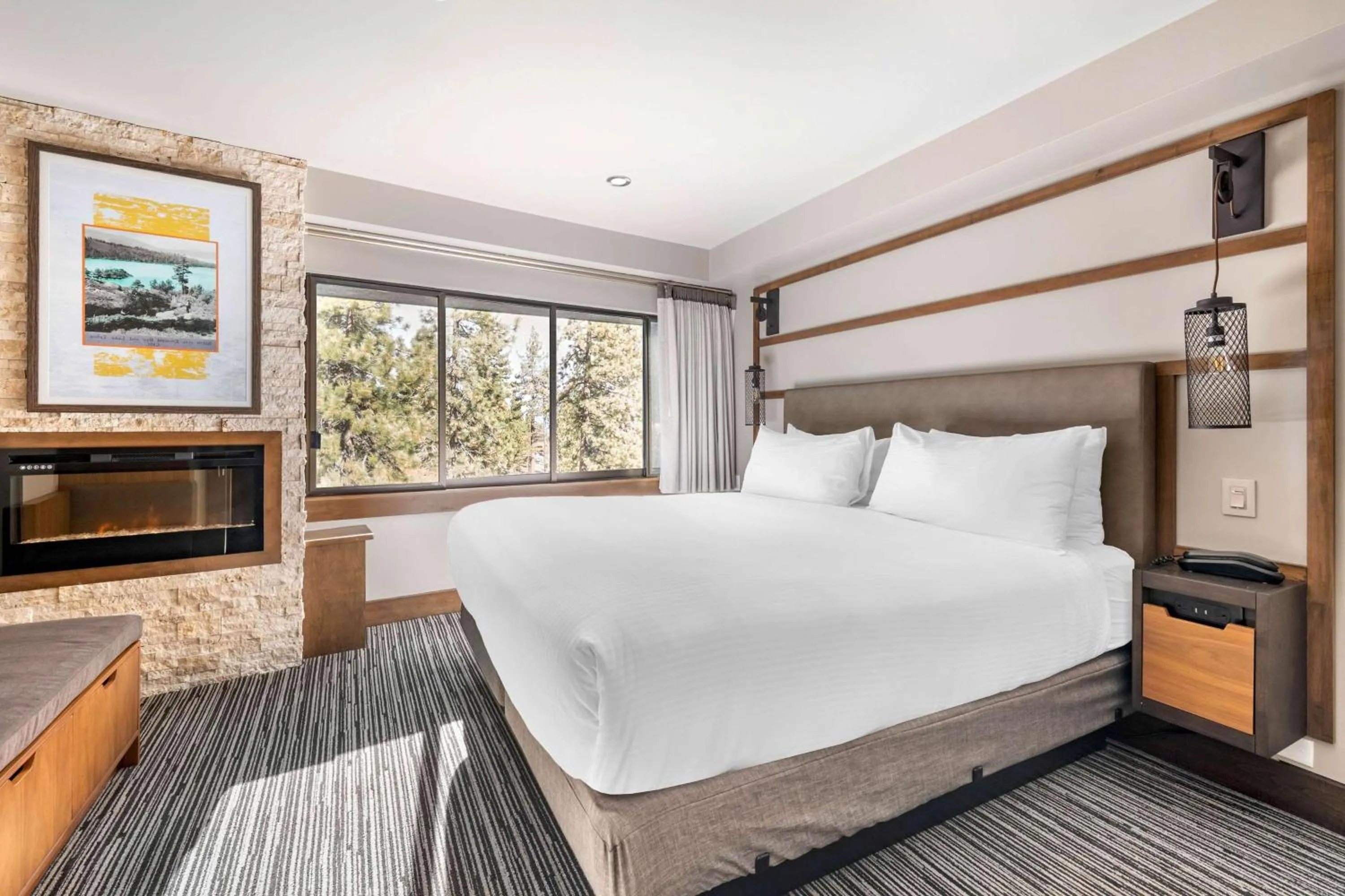 Bed in Hilton Vacation Club Tahoe Seasons Lake Tahoe