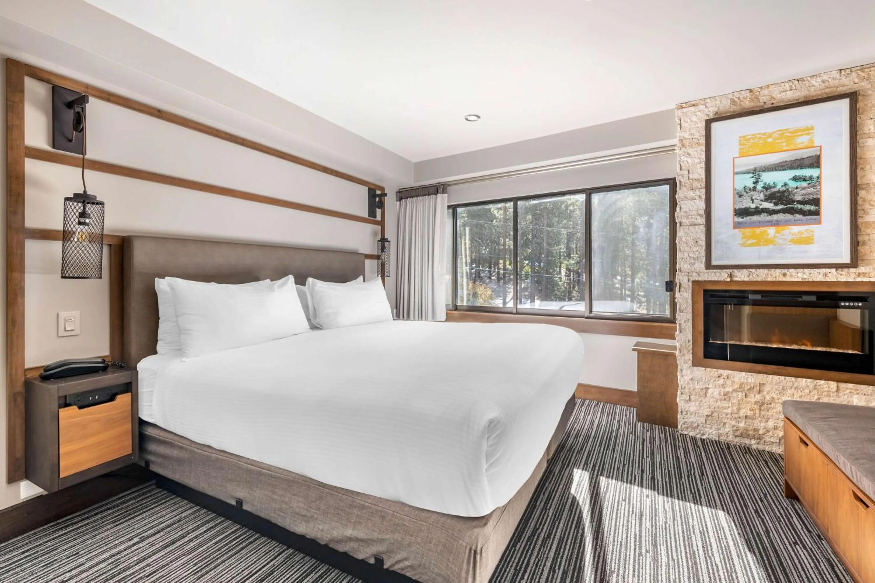 Bed in Hilton Vacation Club Tahoe Seasons Lake Tahoe