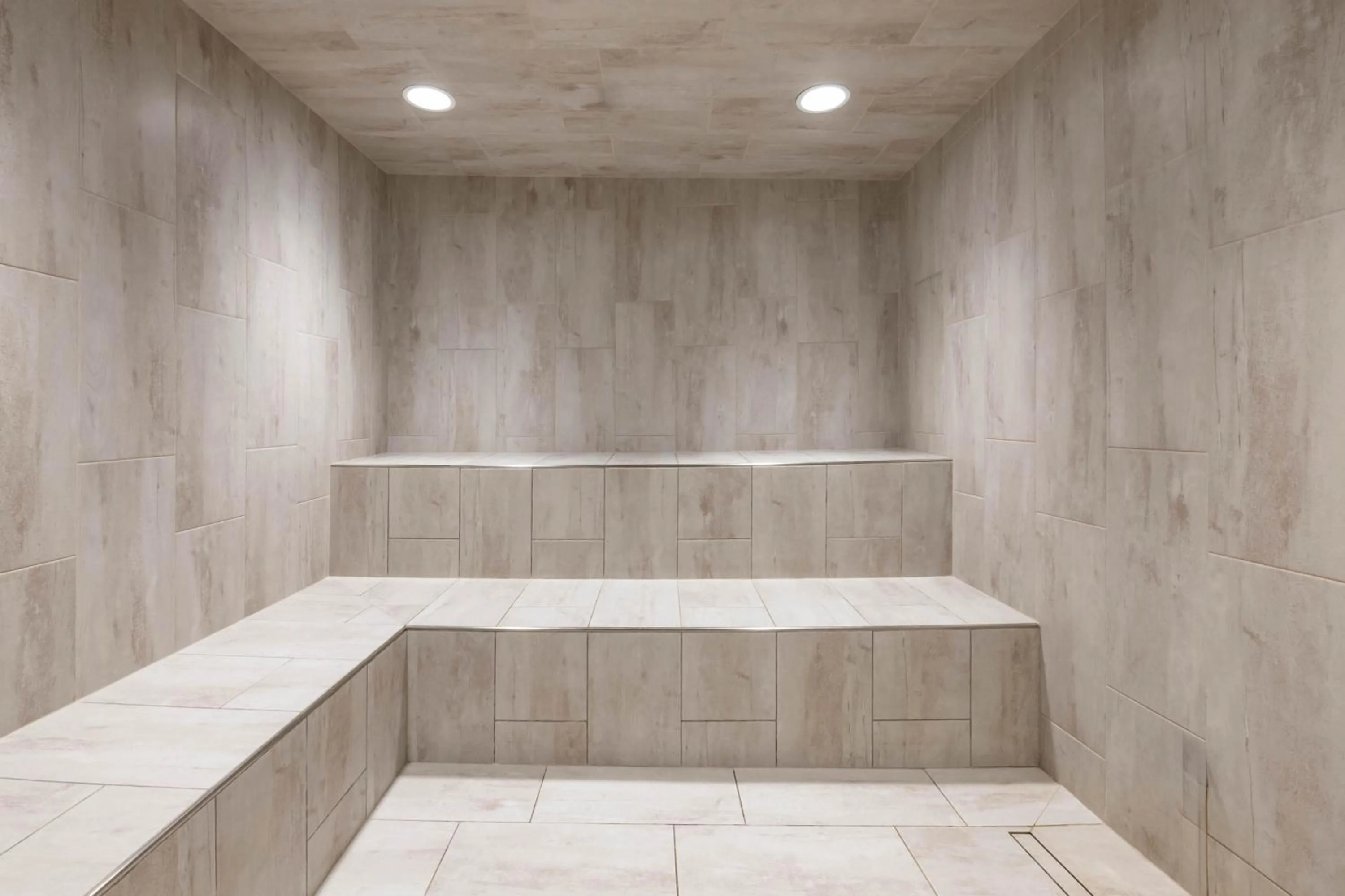 Steam room in Hilton Vacation Club Tahoe Seasons Lake Tahoe