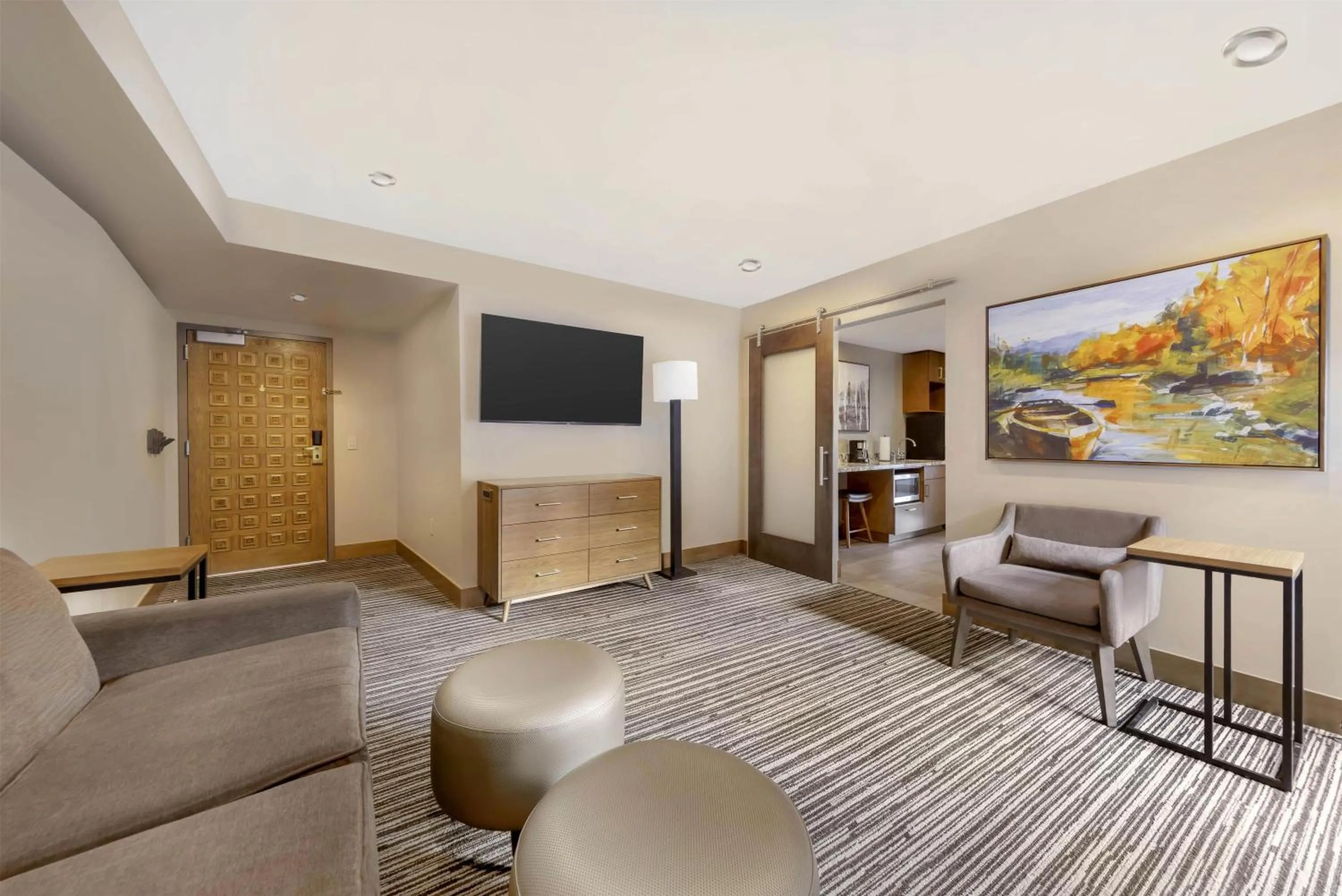 Living room in Hilton Vacation Club Tahoe Seasons Lake Tahoe