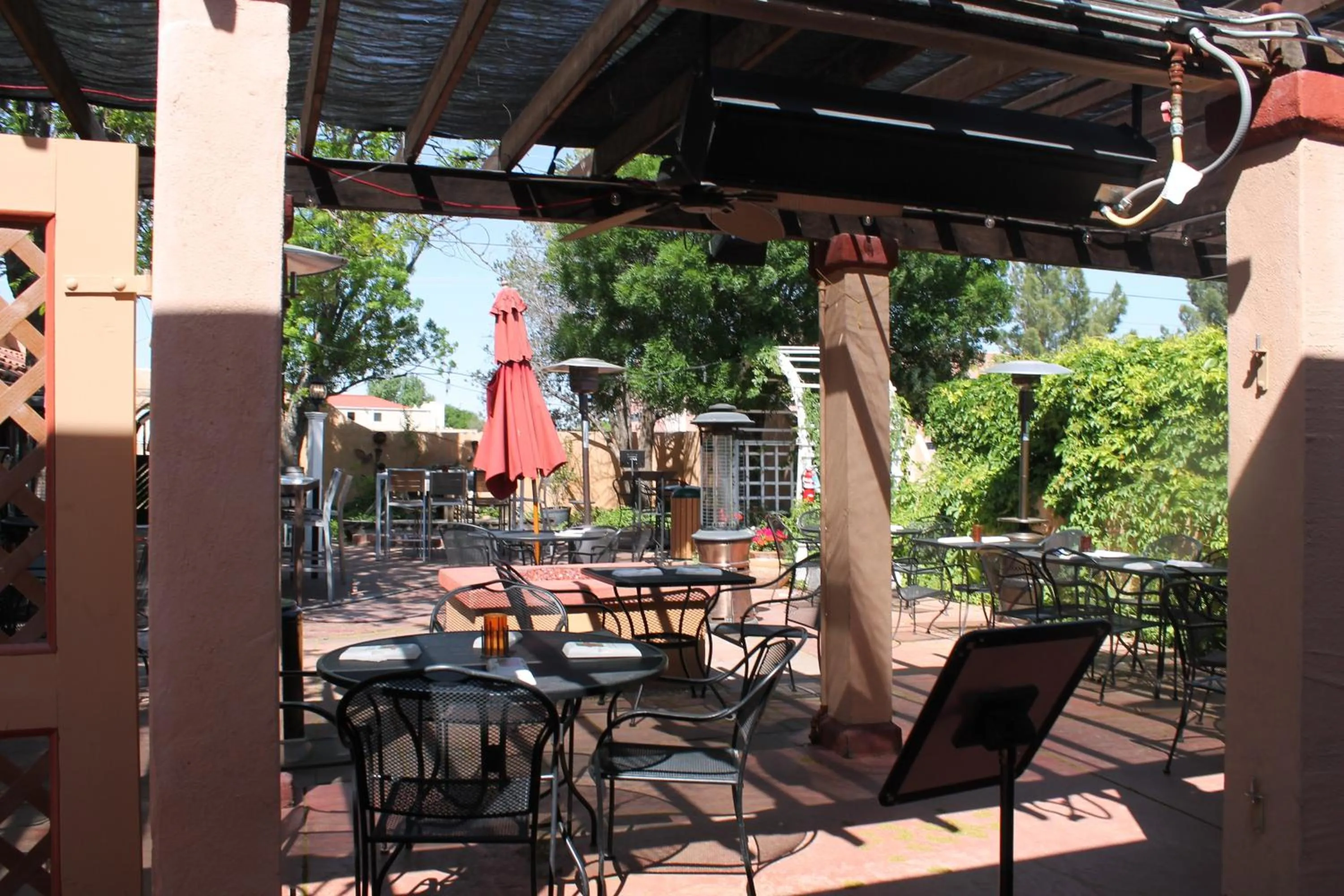 Patio in Adobe Rose Boutique Inn