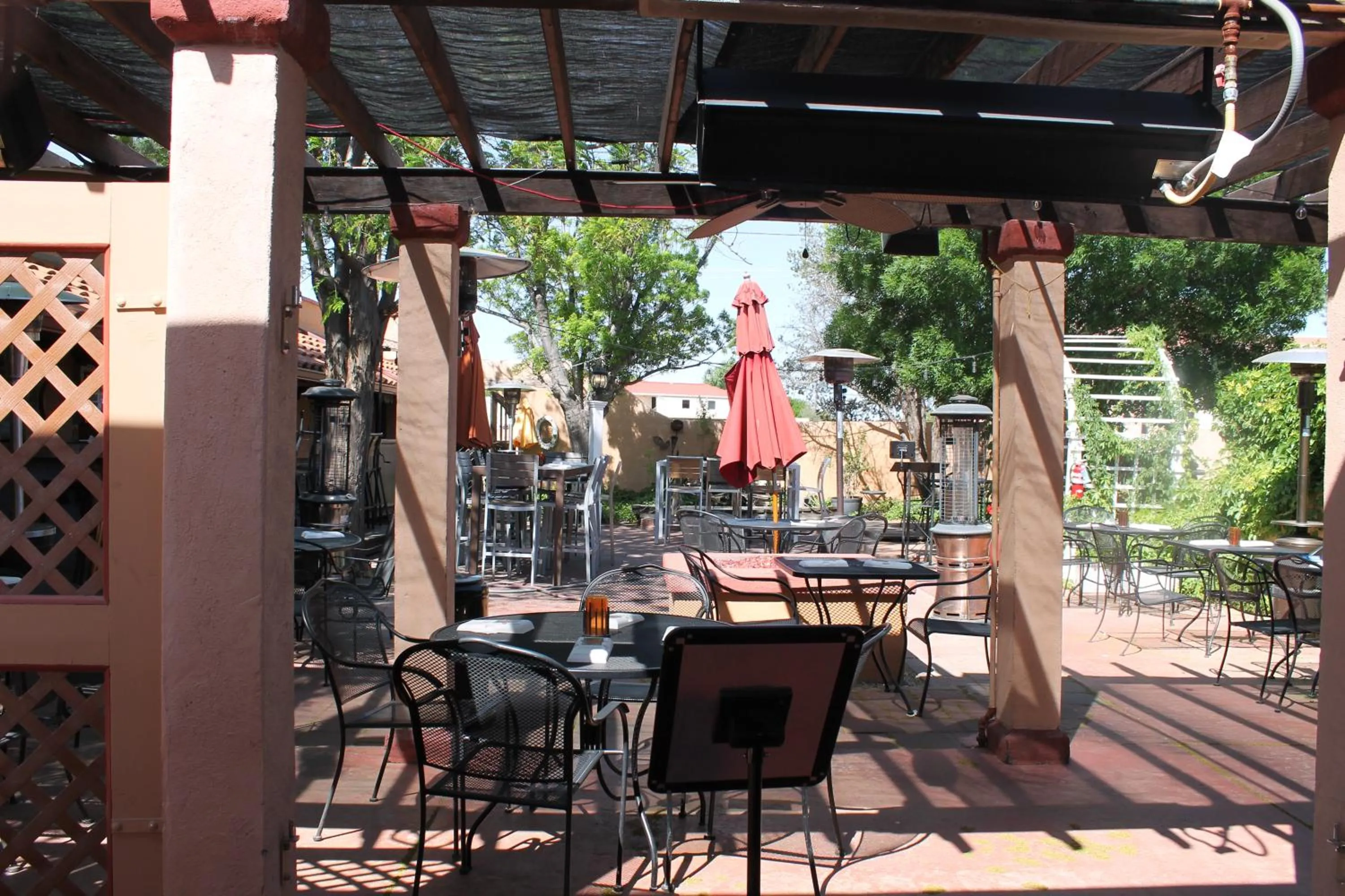 Patio in Adobe Rose Boutique Inn