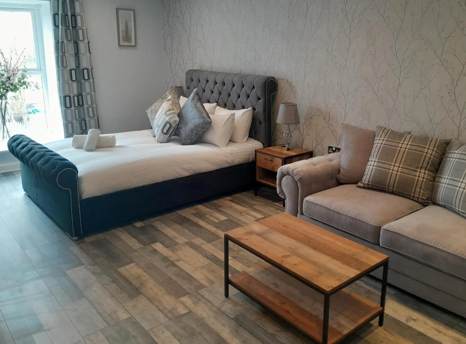 Bed in The Hillcrest Hotel