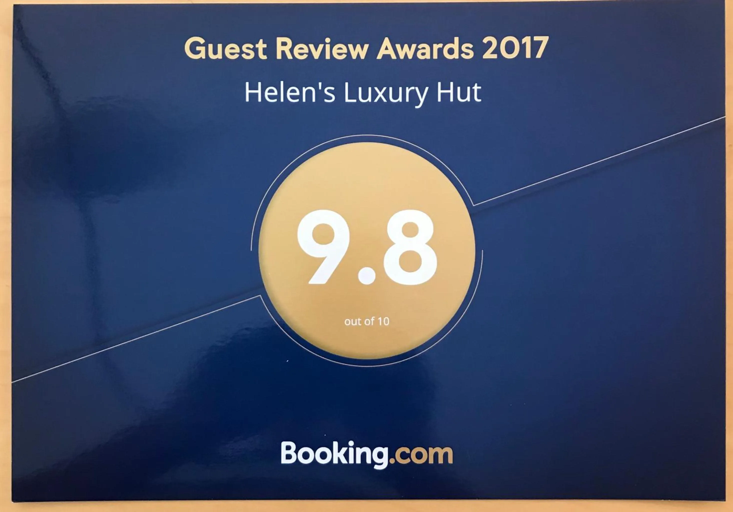 Certificate/Award in Helen's Homestead