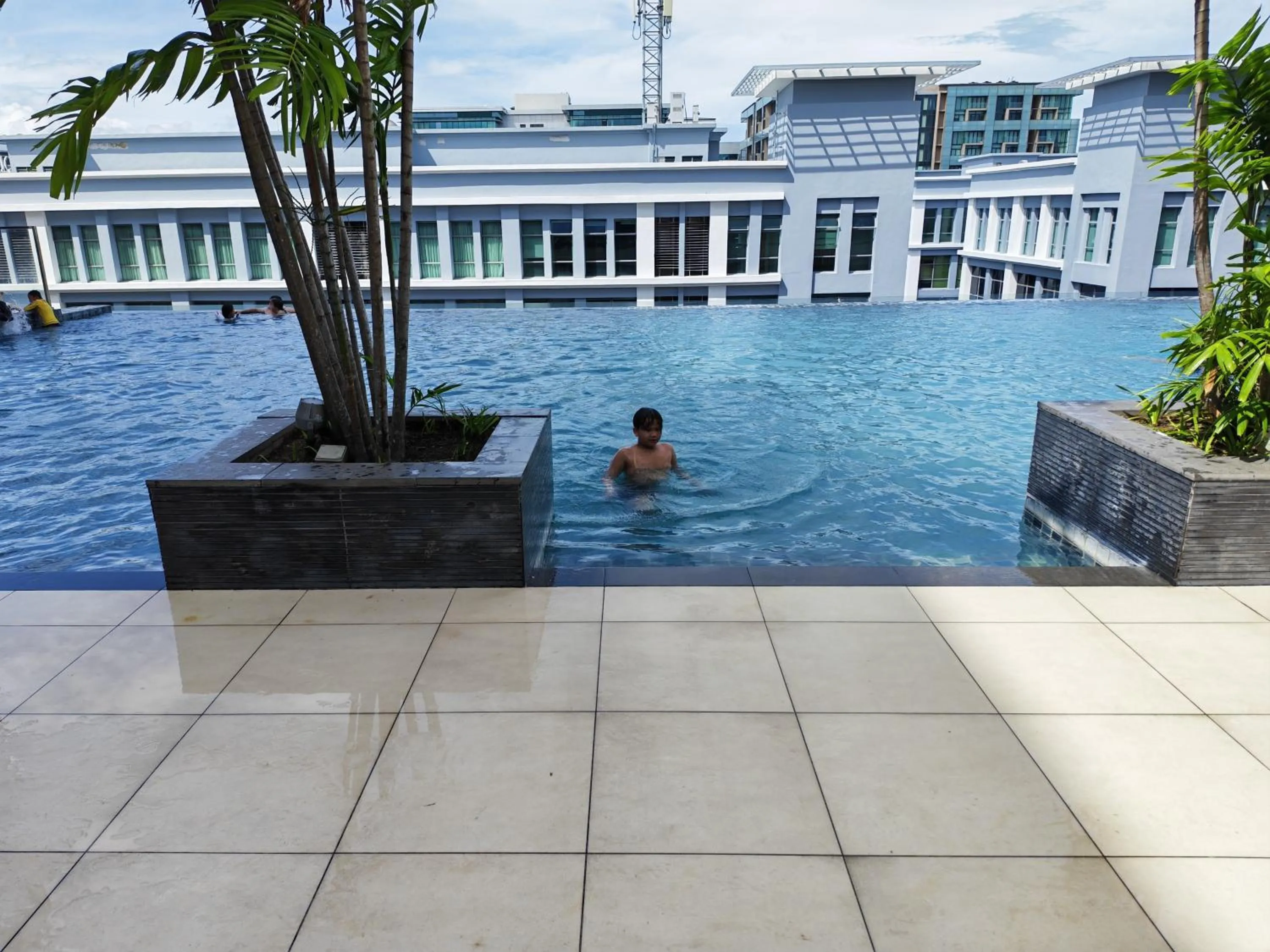 Pool view in Borneo Coastal Residence @ IMAGO Mall