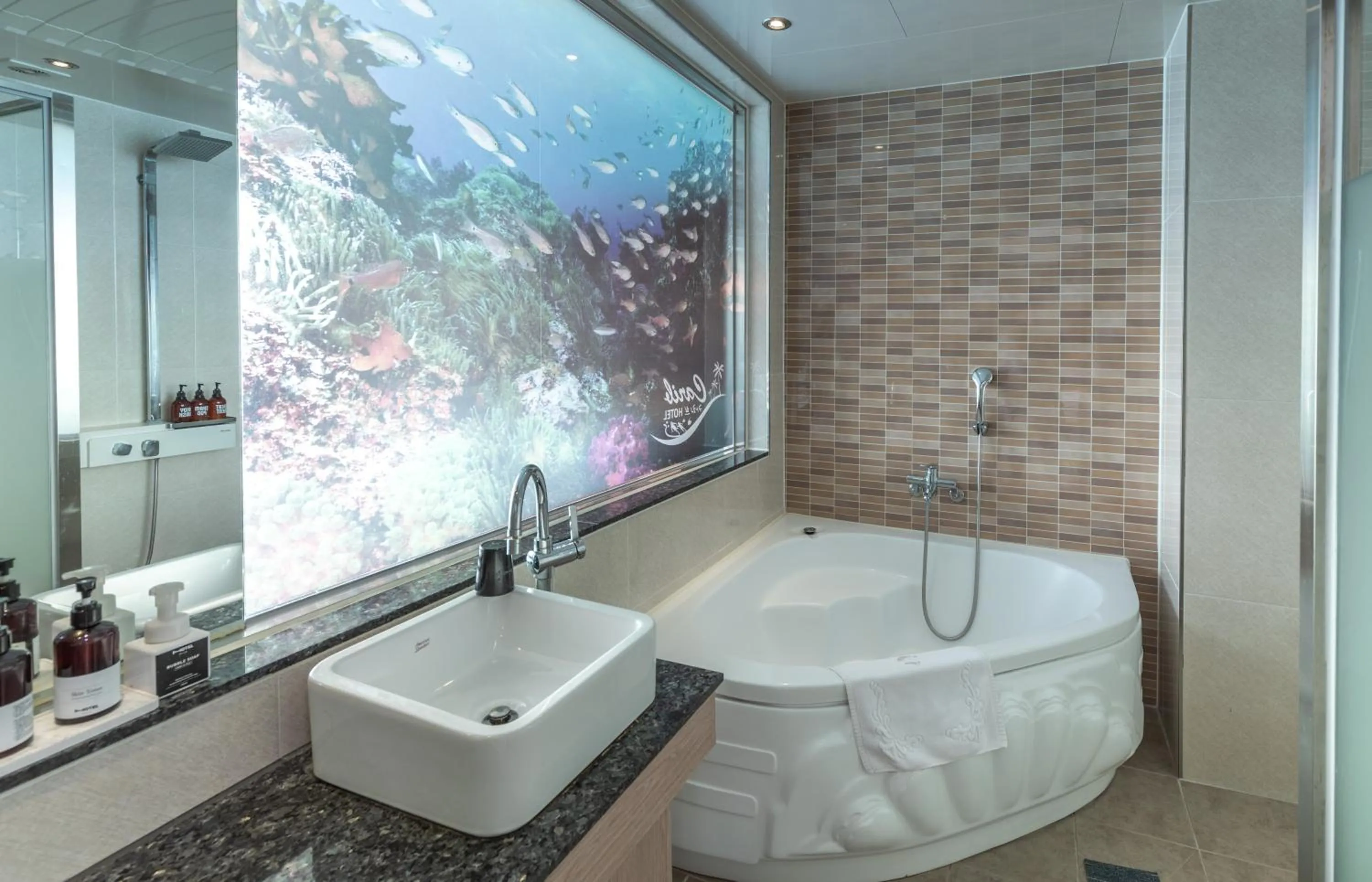 Bathroom in SongJeong Olla Hotel