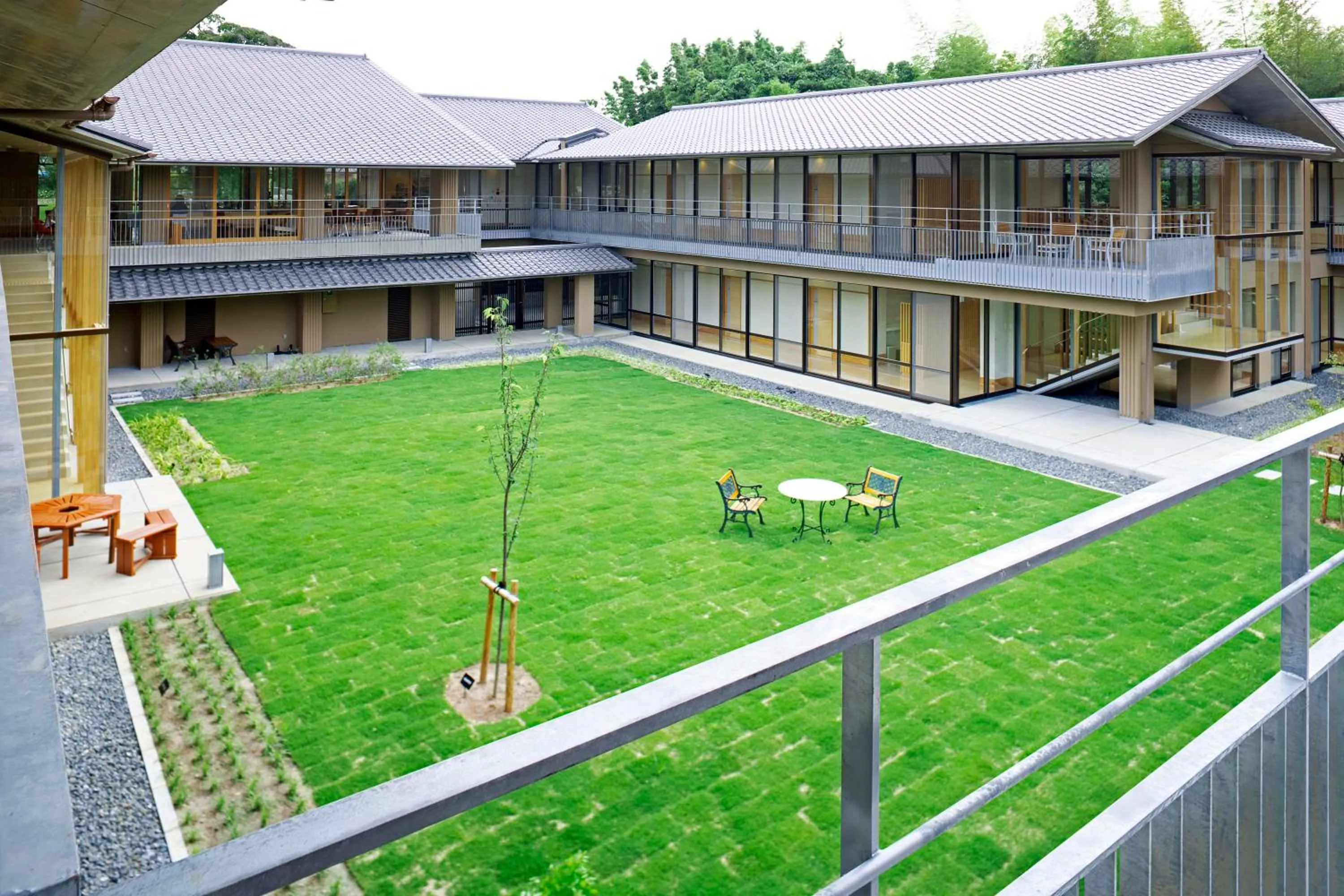 Balcony/Terrace in Kyoto Utano Youth Hostel