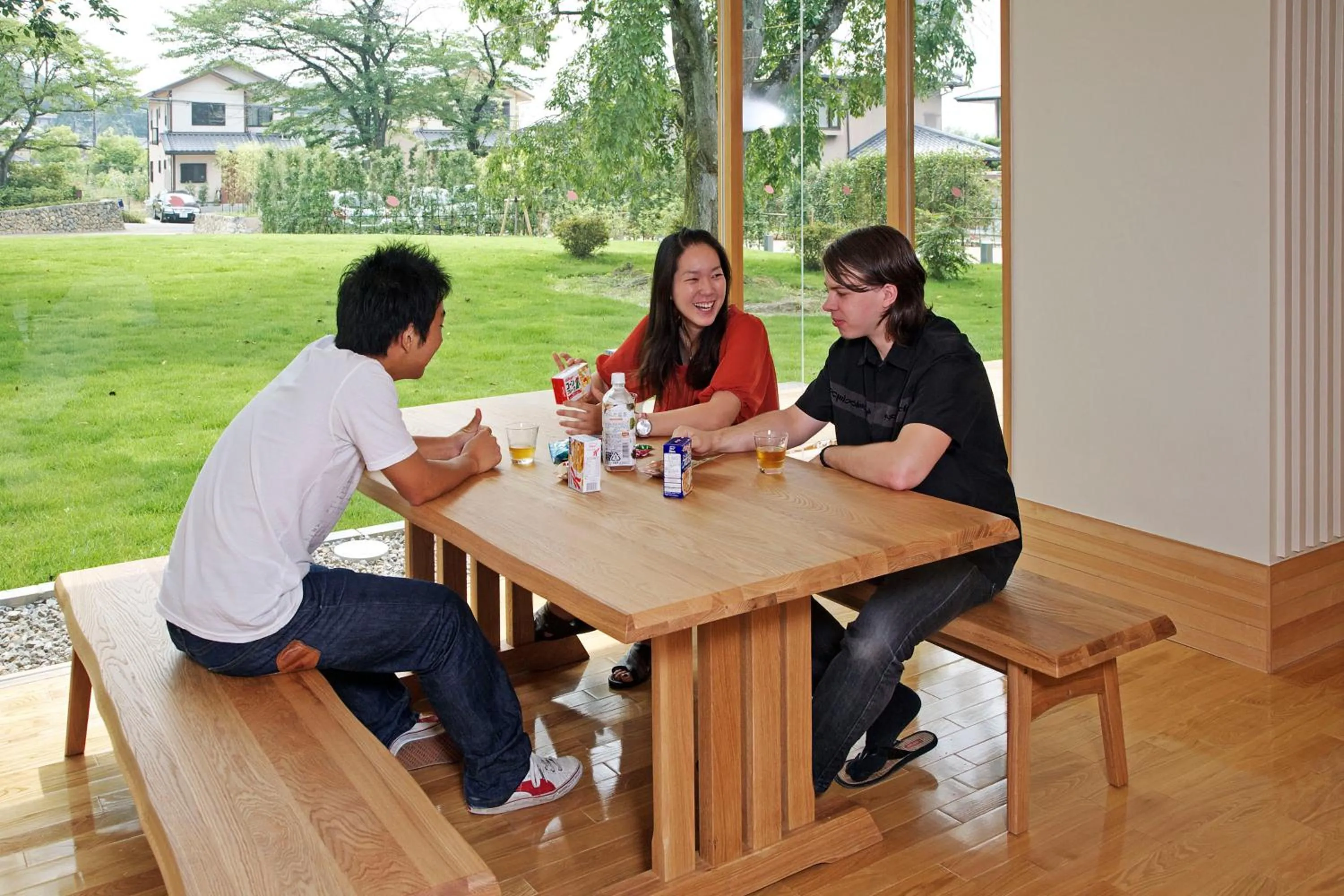 Dining area in Kyoto Utano Youth Hostel