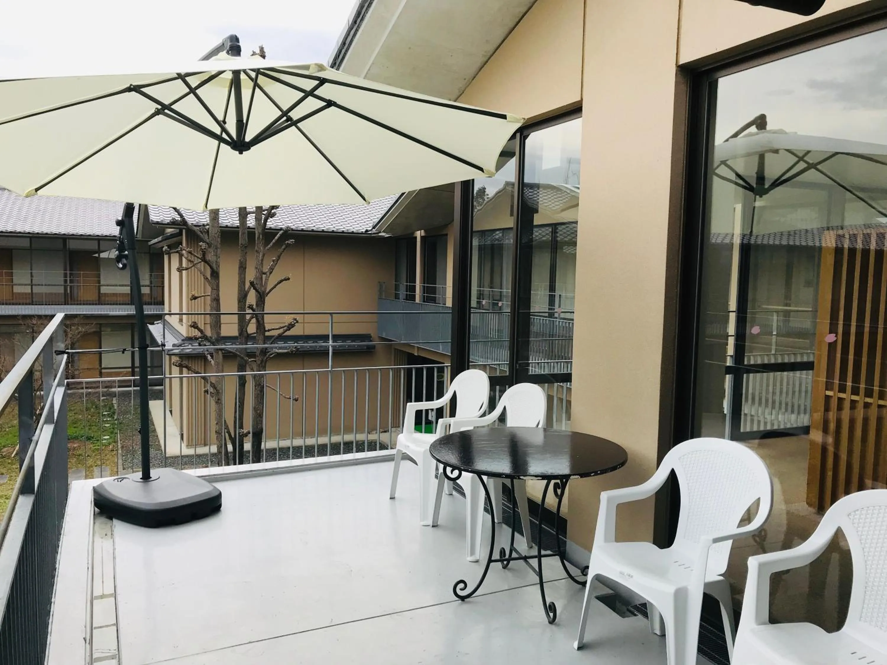 Balcony/Terrace in Kyoto Utano Youth Hostel