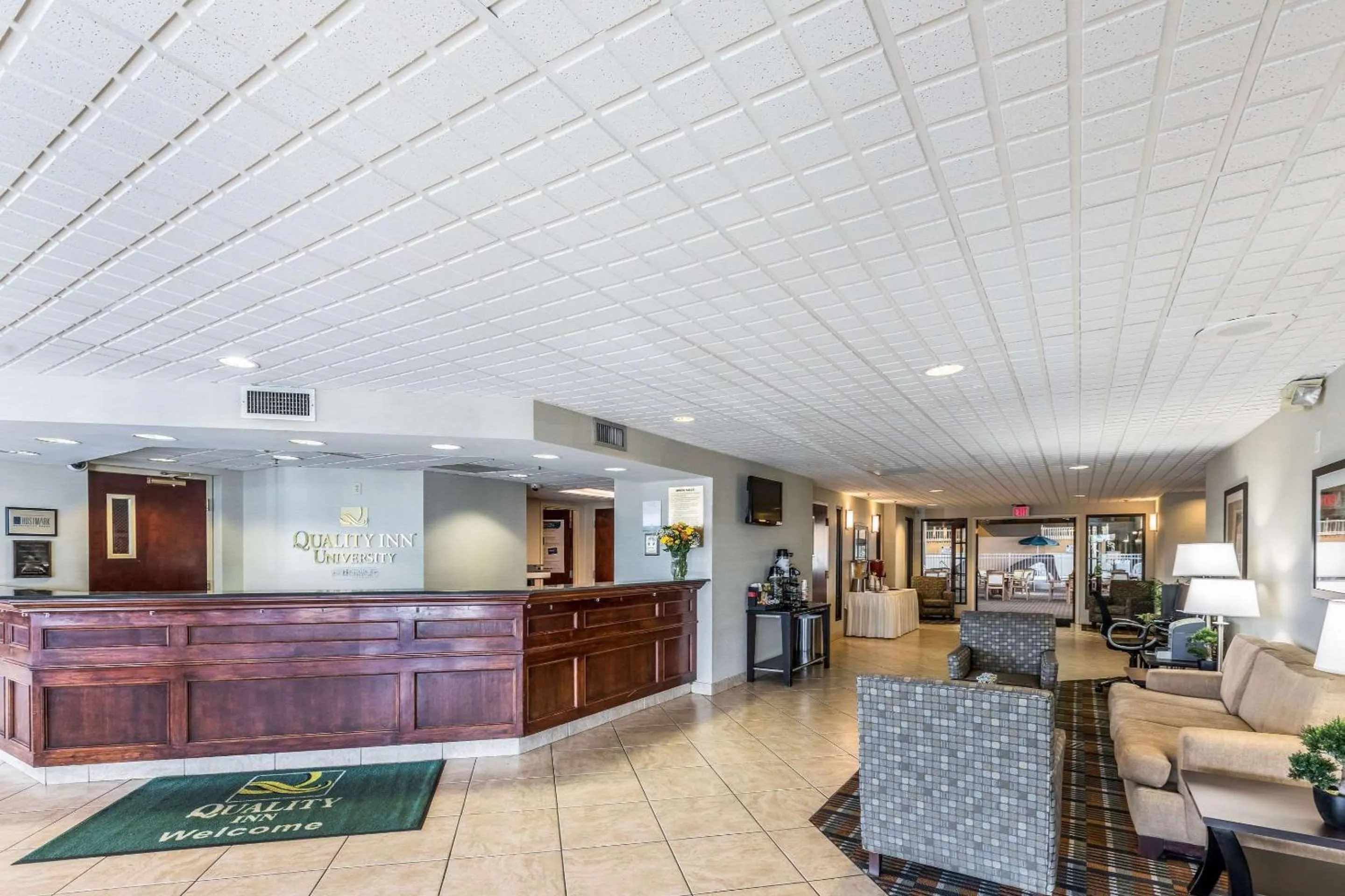 Lobby or reception in Quality Inn University Lansing