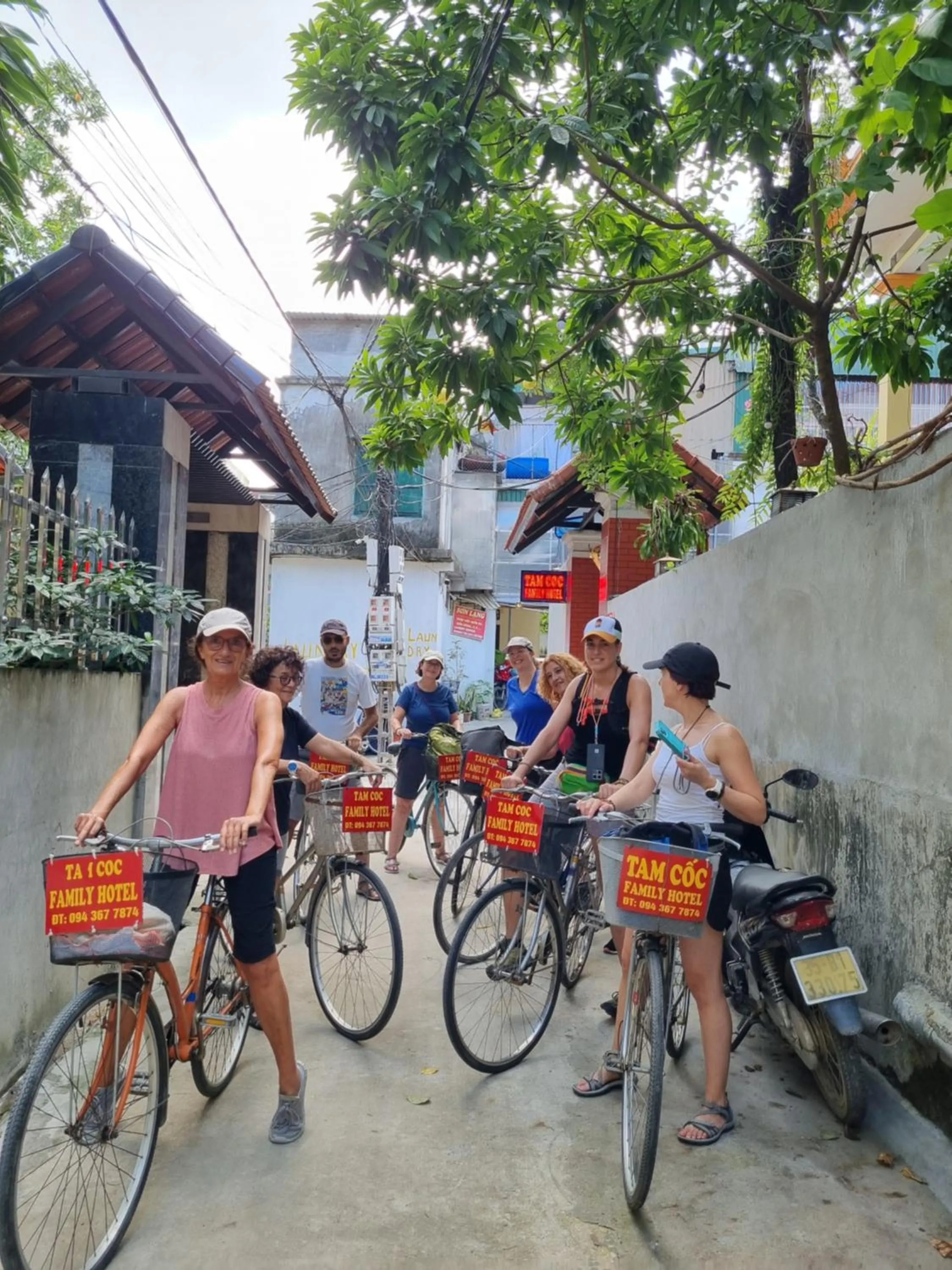 Cycling in Tam Coc Family Hotel