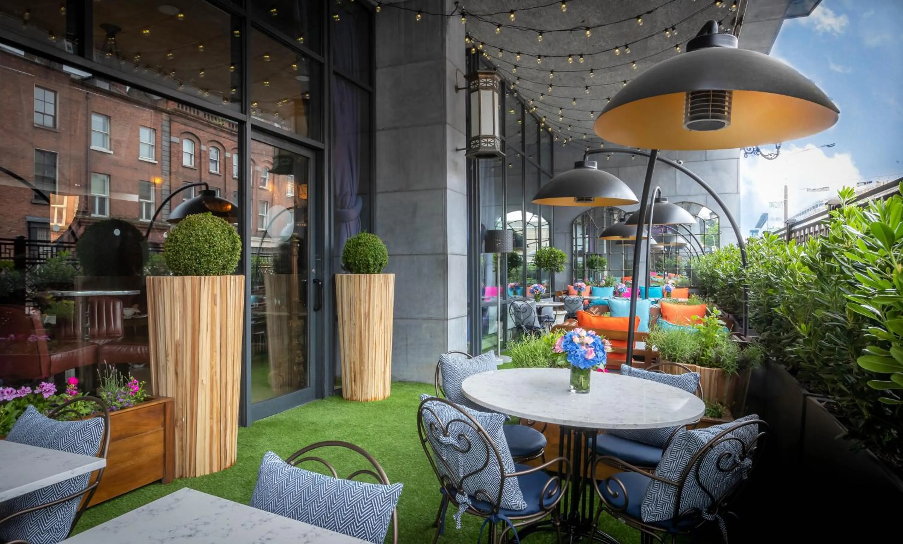 Patio in The Trinity City Hotel