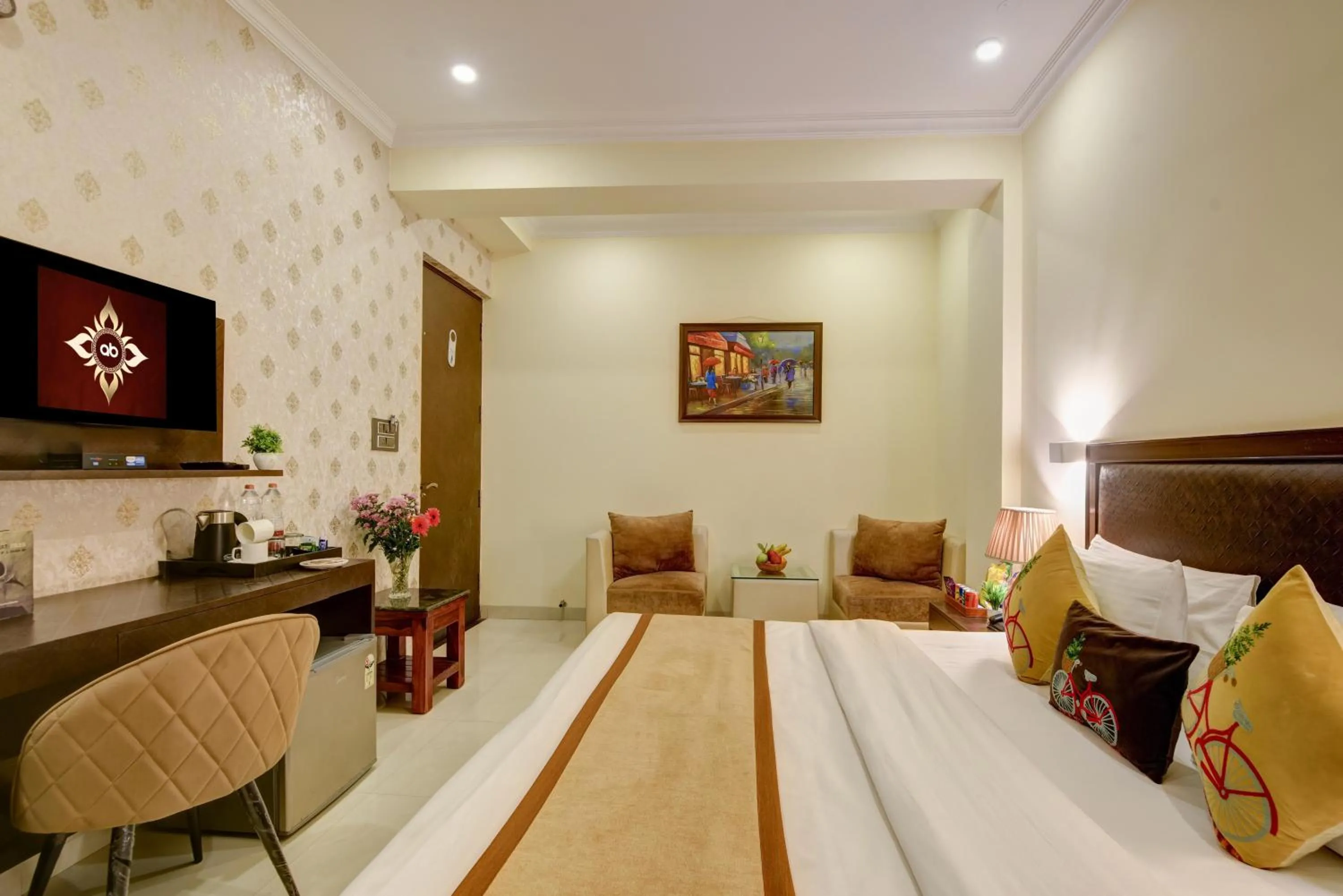 TV and multimedia, Bed in Anand Bhawan