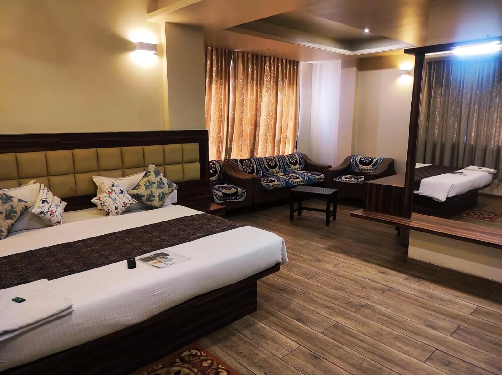 Photo of the whole room, Bed in Manasi Pride