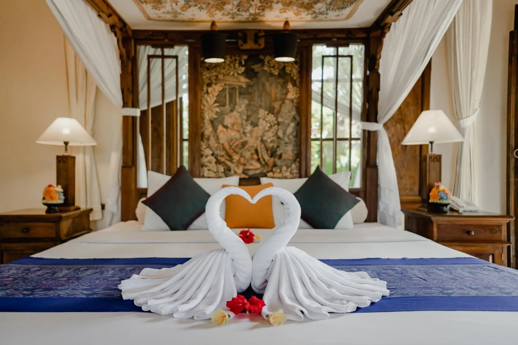 Bed in Alam Shanti Ubud