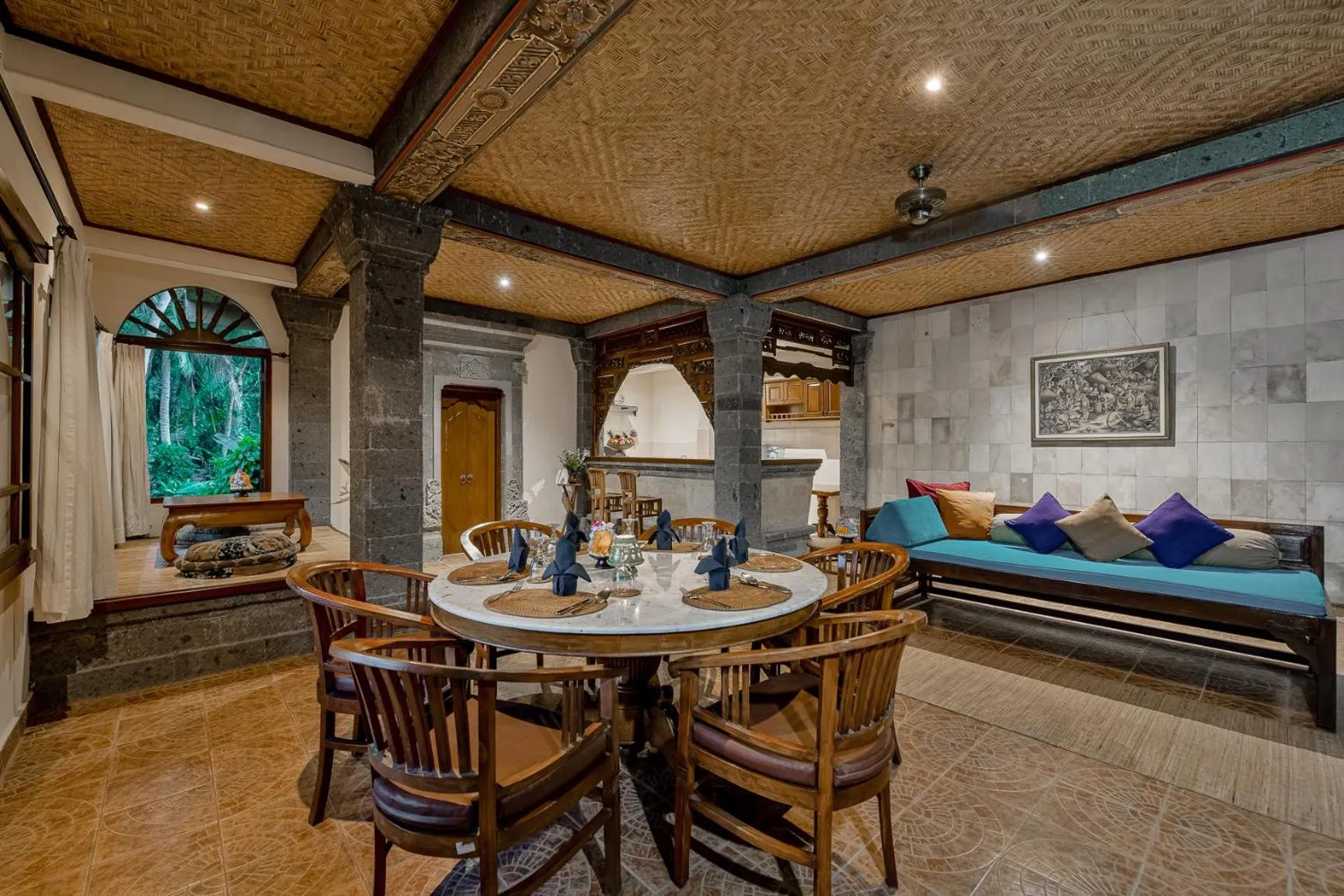 Dining area in Alam Shanti Ubud