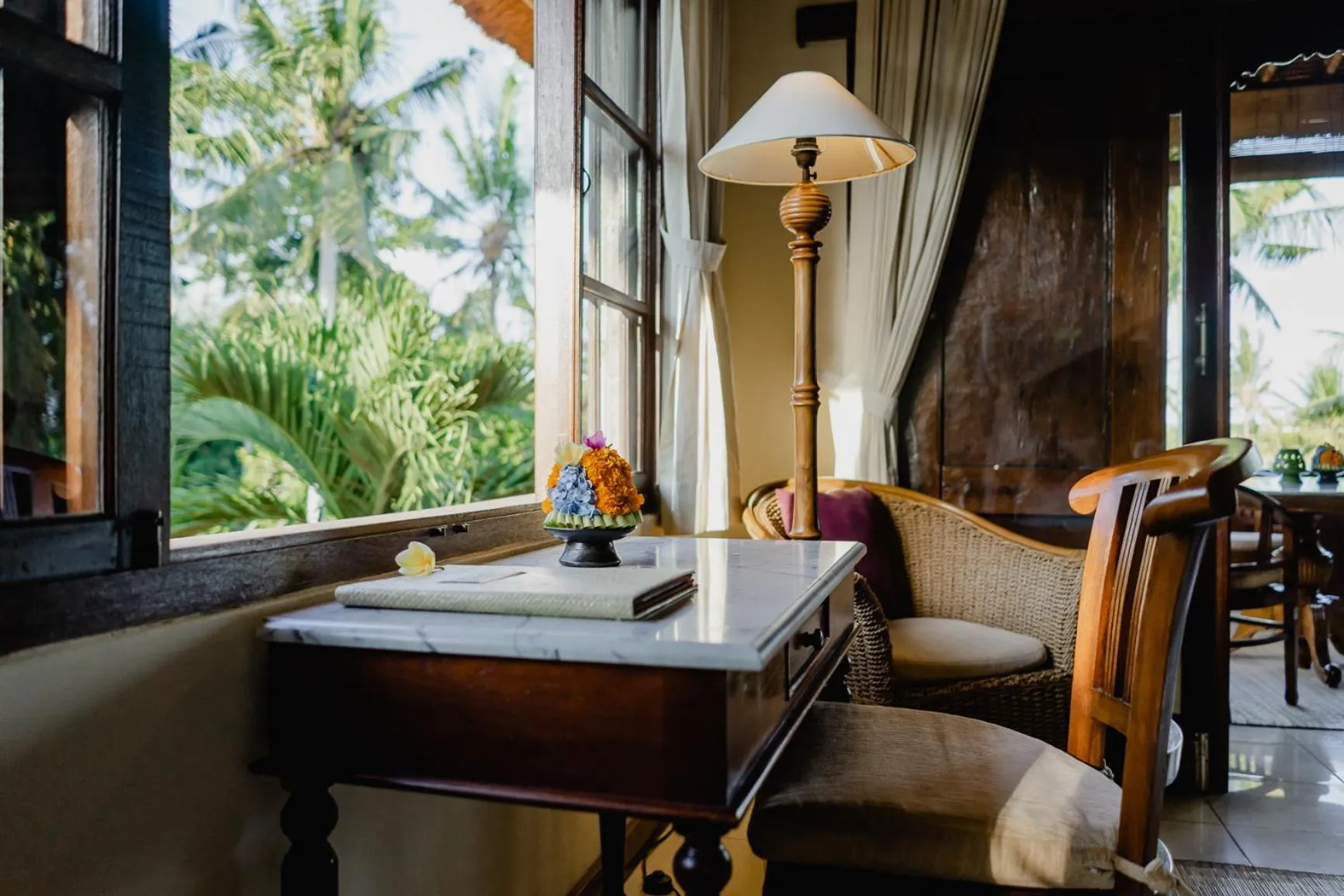 Seating area in Alam Shanti Ubud