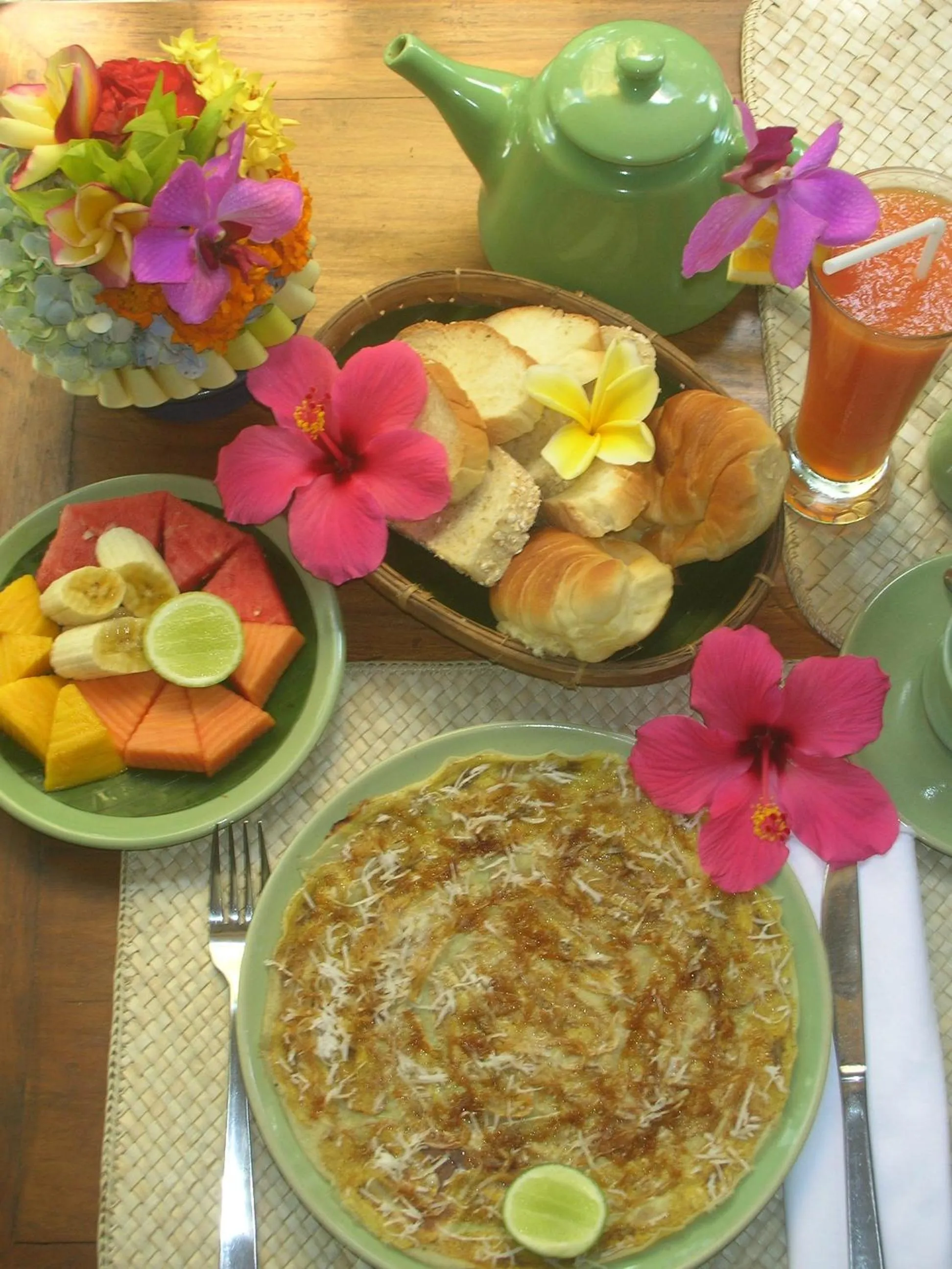 American breakfast in Alam Shanti Ubud
