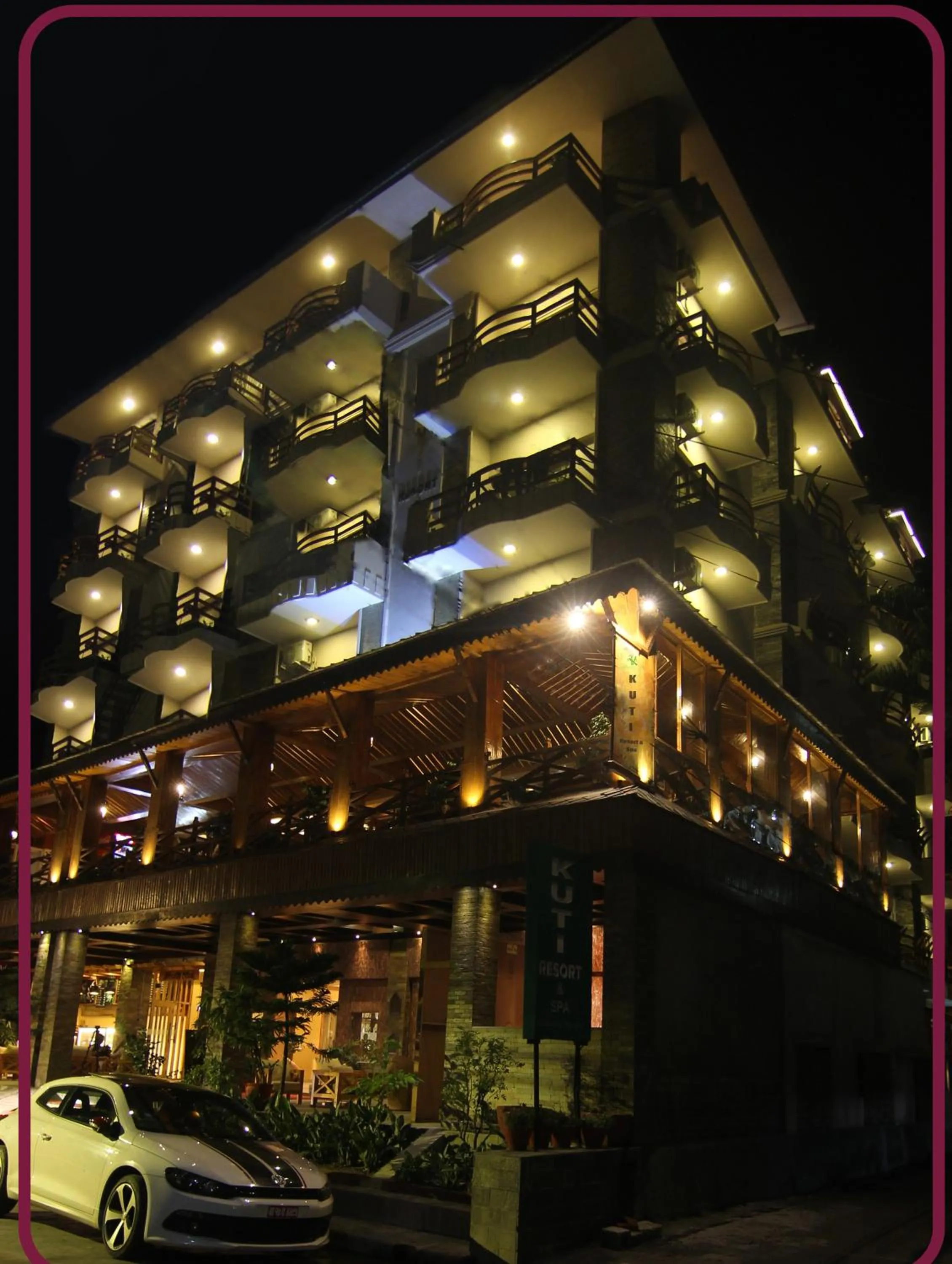 Bird's eye view in Kuti Resort & Spa