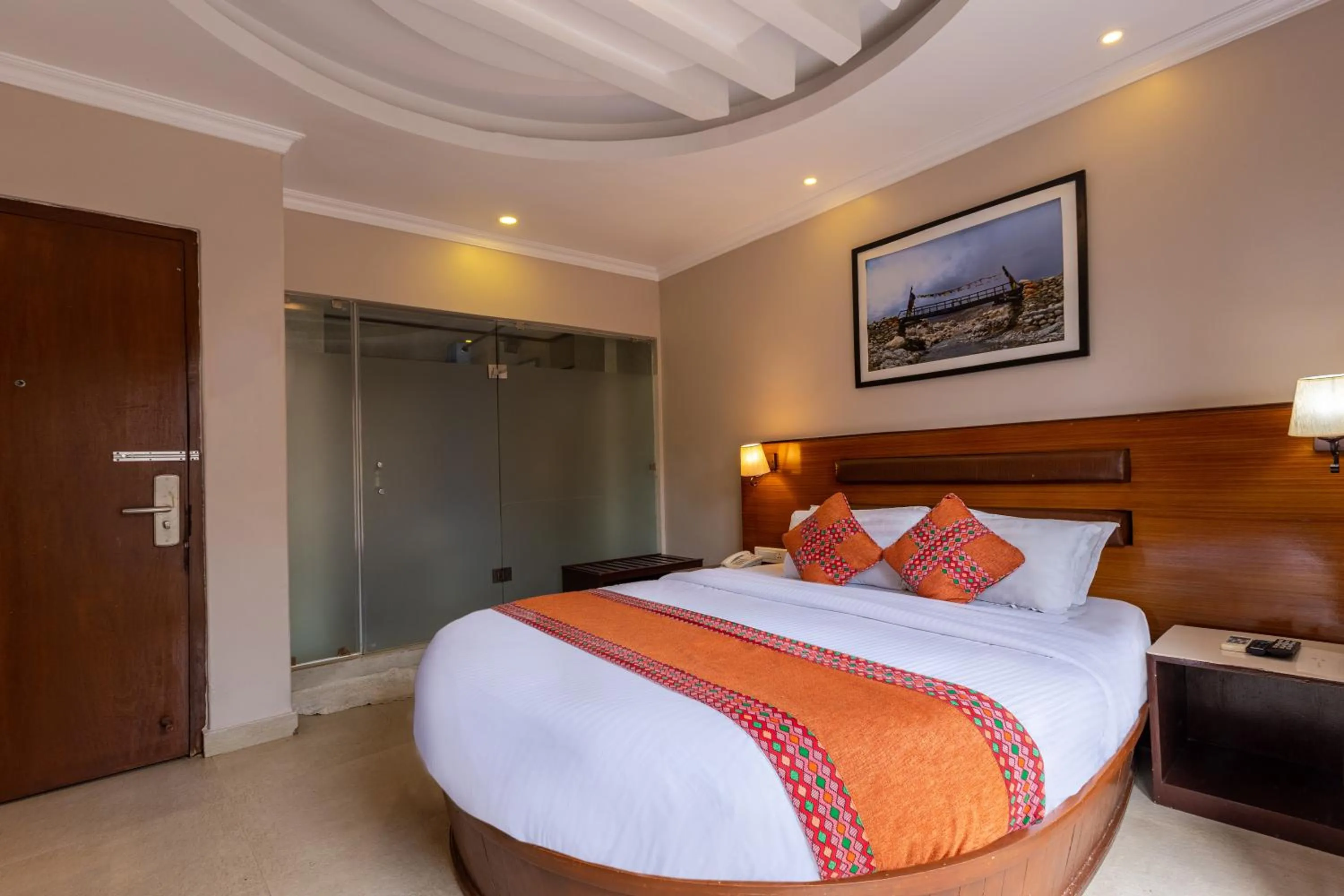 Bed in Kuti Resort & Spa