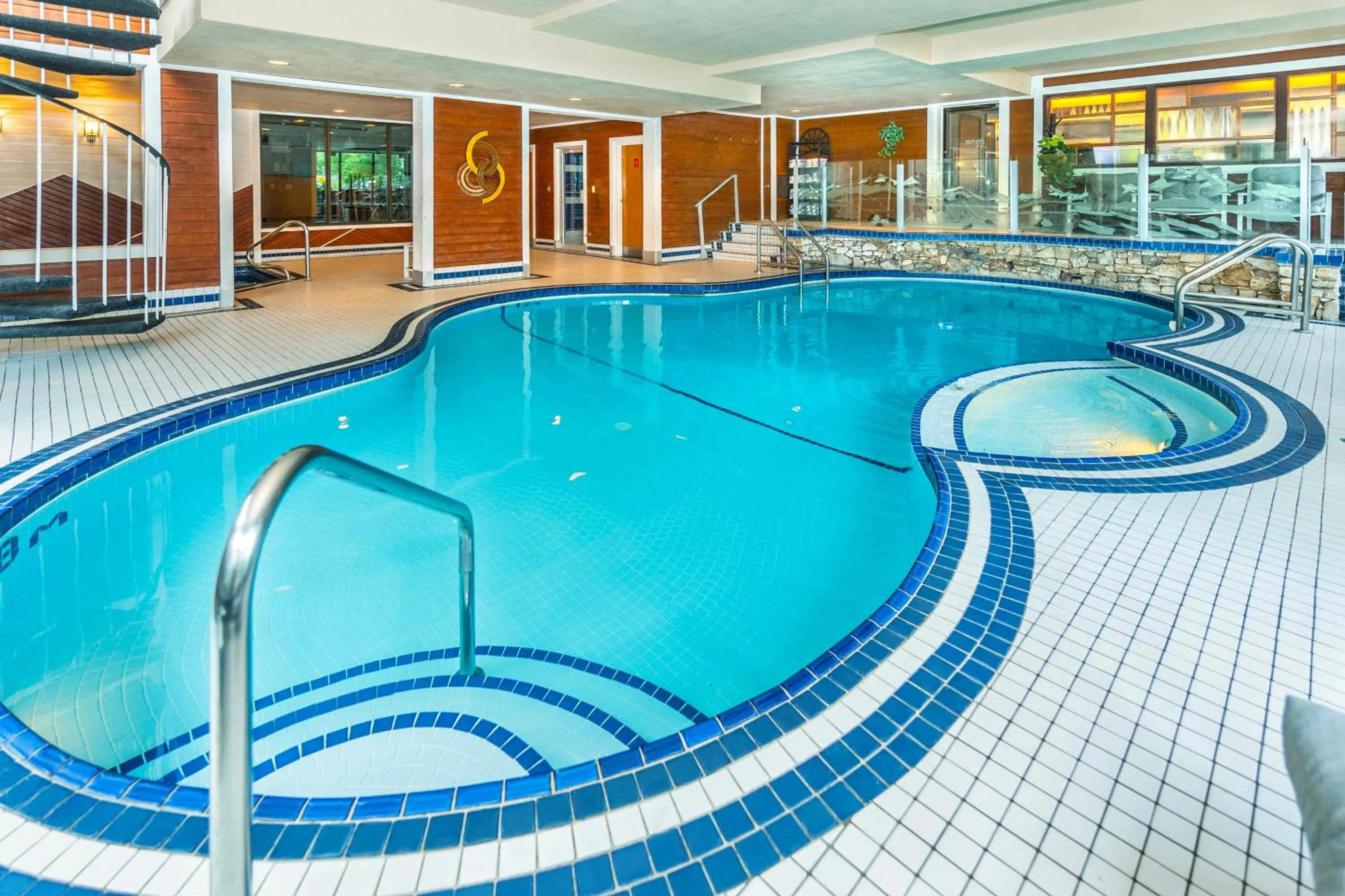 Swimming pool in Charltons Banff