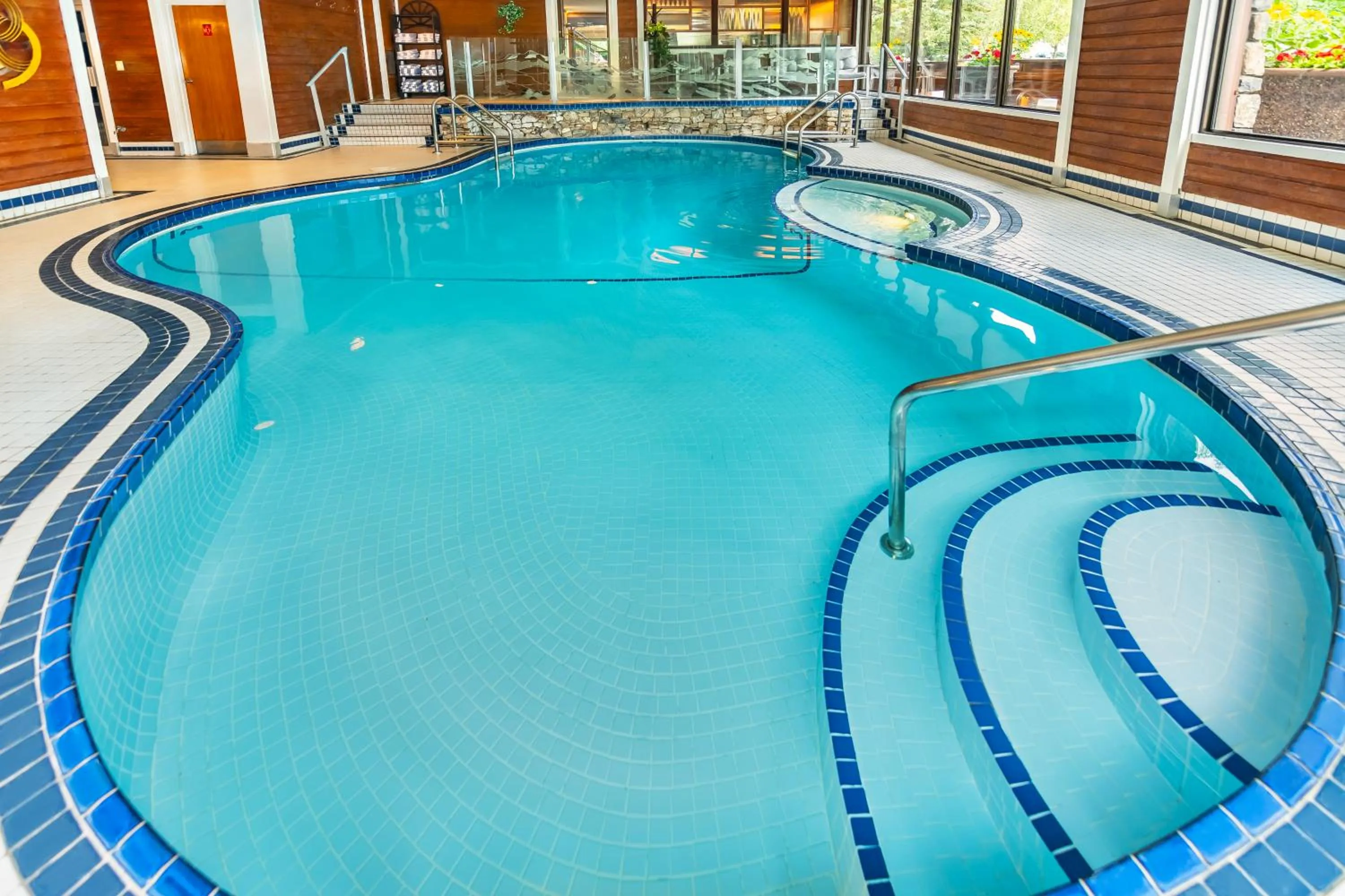 Swimming pool in Charltons Banff