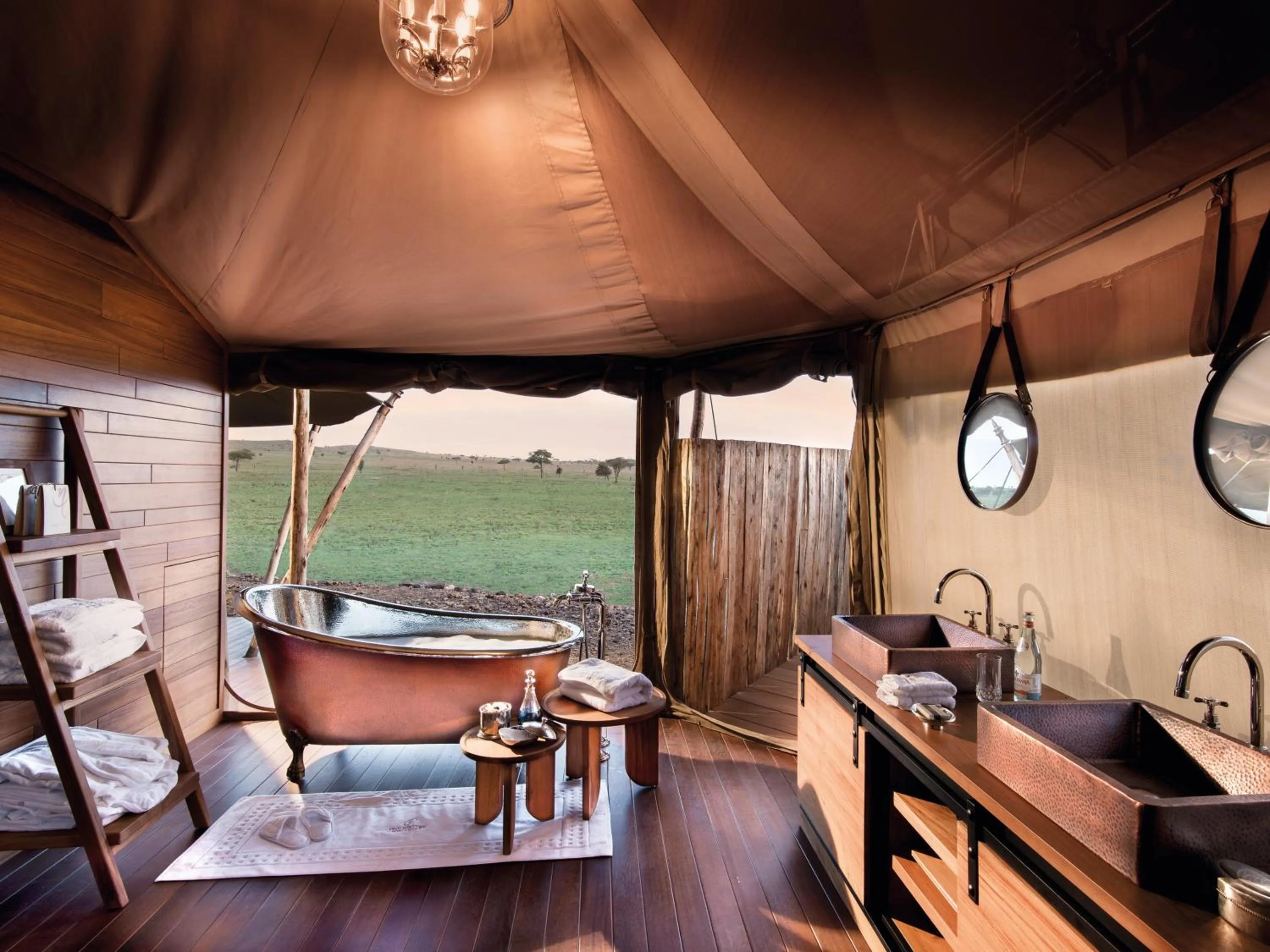 Bathroom in One Nature Nyaruswiga Serengeti