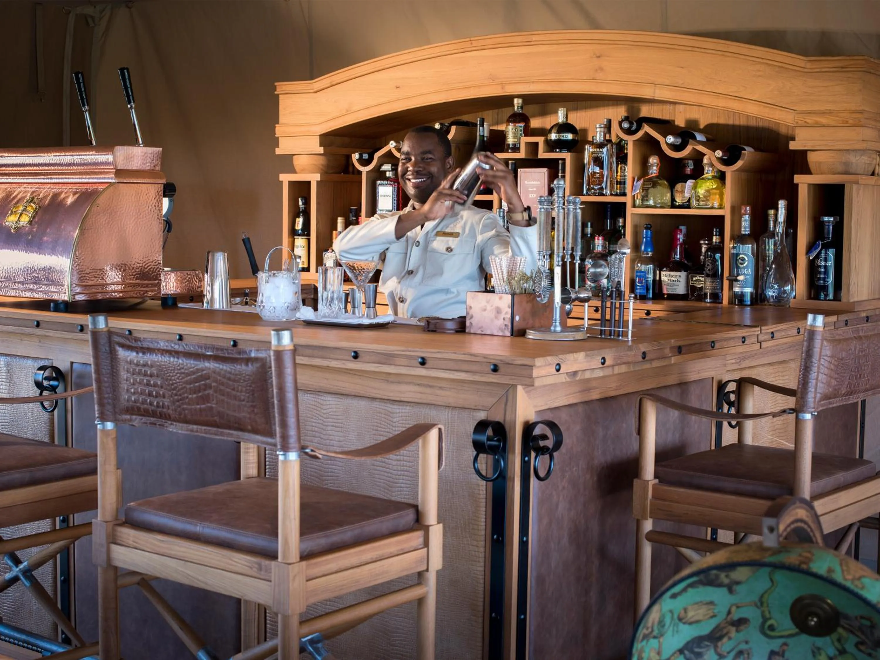 Communal lounge/ TV room in One Nature Nyaruswiga Serengeti