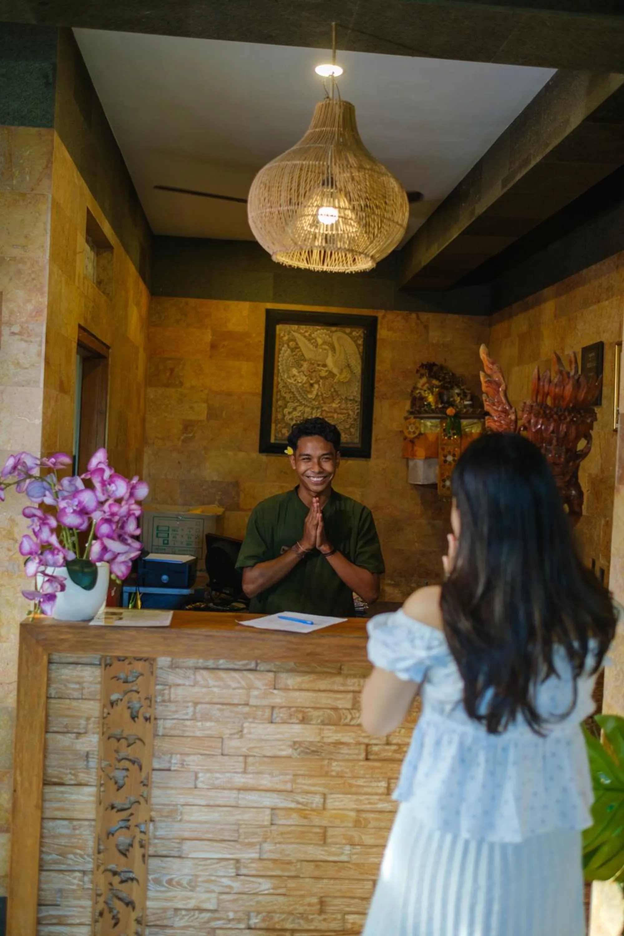 Lobby or reception in Puri Kobot