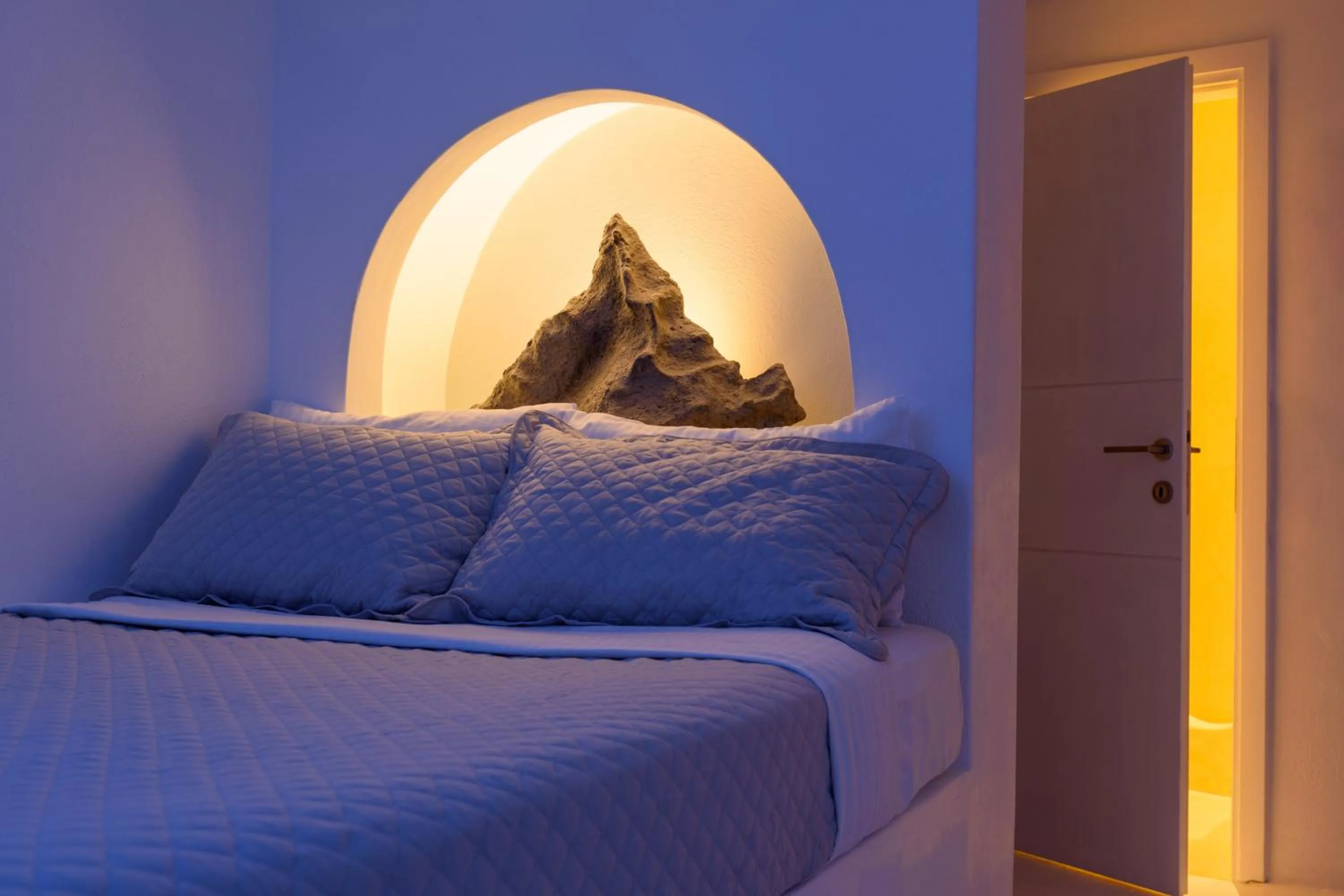 Bedroom, Bed in Abyssanto Suites and Spa