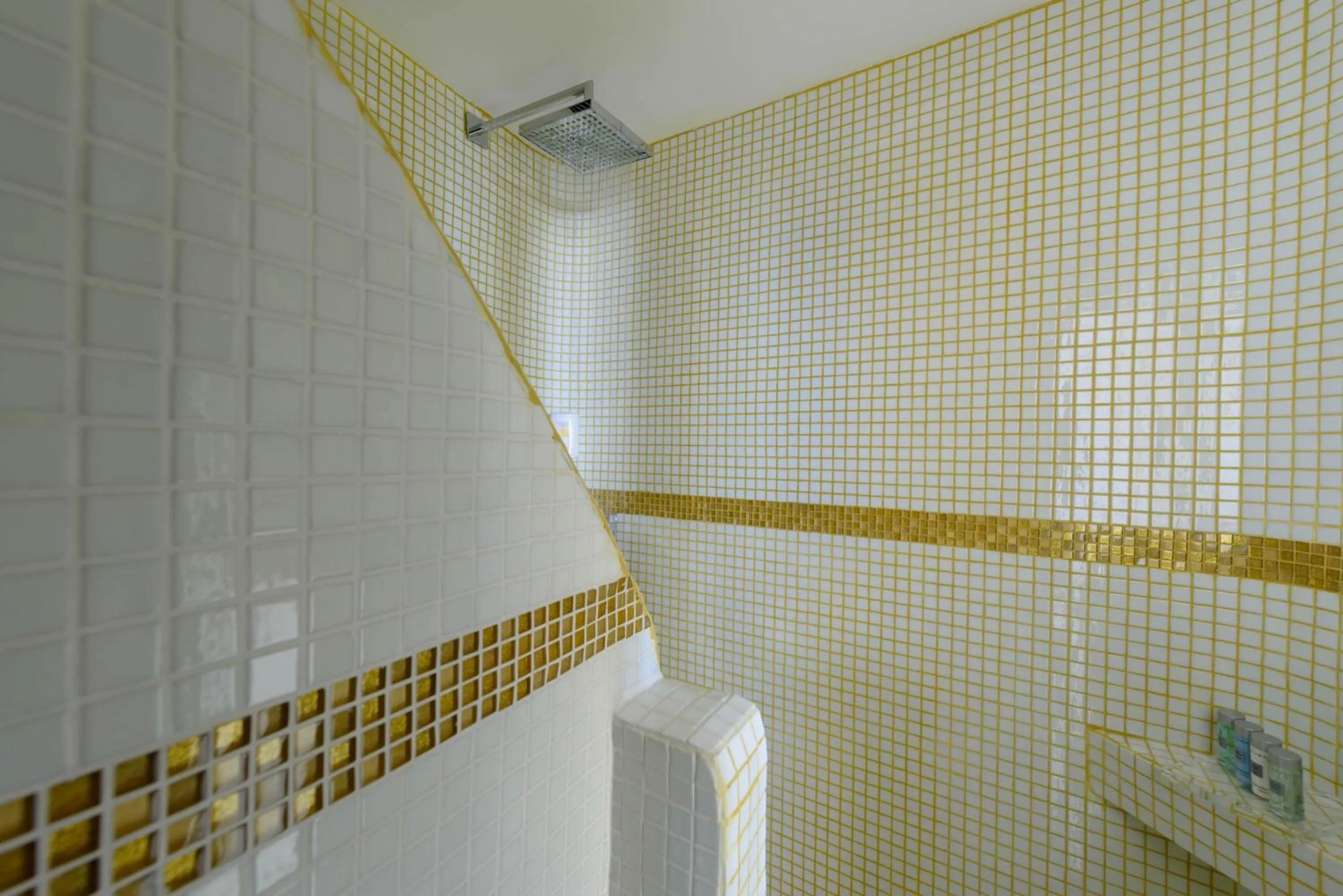 Shower in Abyssanto Suites and Spa