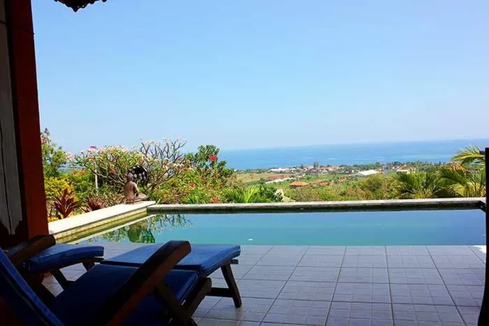 Pool view in Sing Sing Resort Lovina