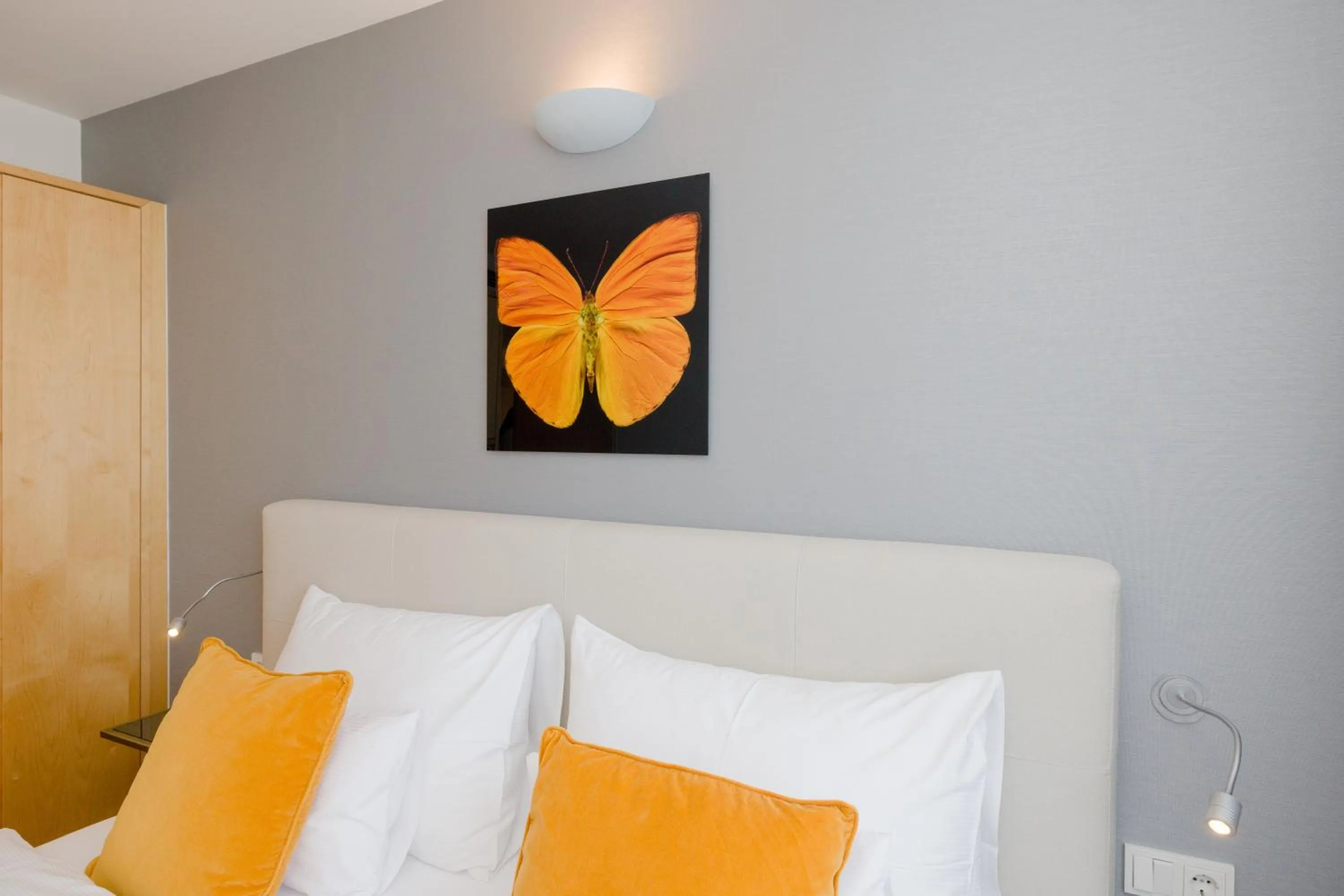 Decorative detail, Bed in RAFAEL KAISER - Premium Apartments City Centre - Contactless Check-In