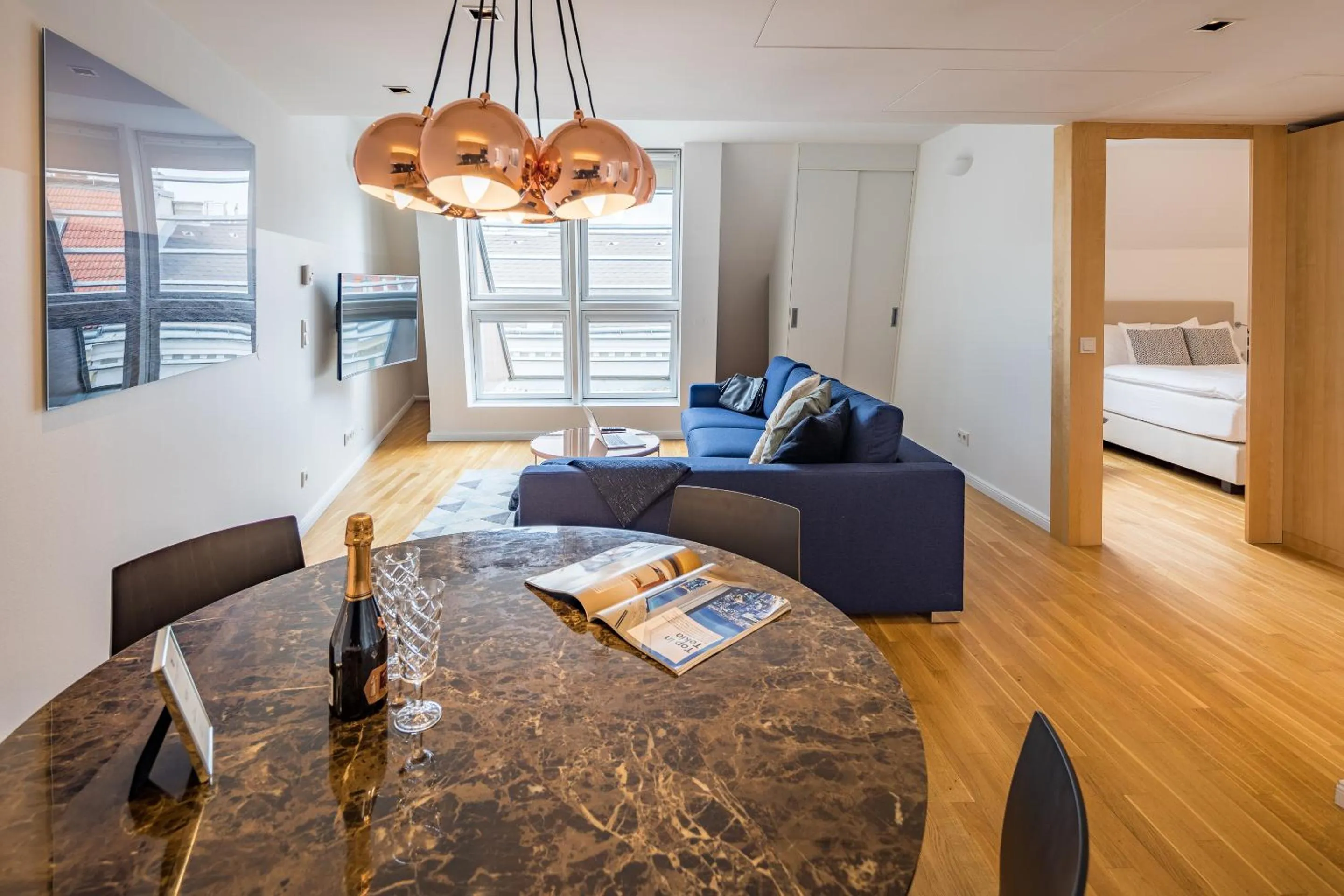 Living room in RAFAEL KAISER - Premium Apartments City Centre - Contactless Check-In