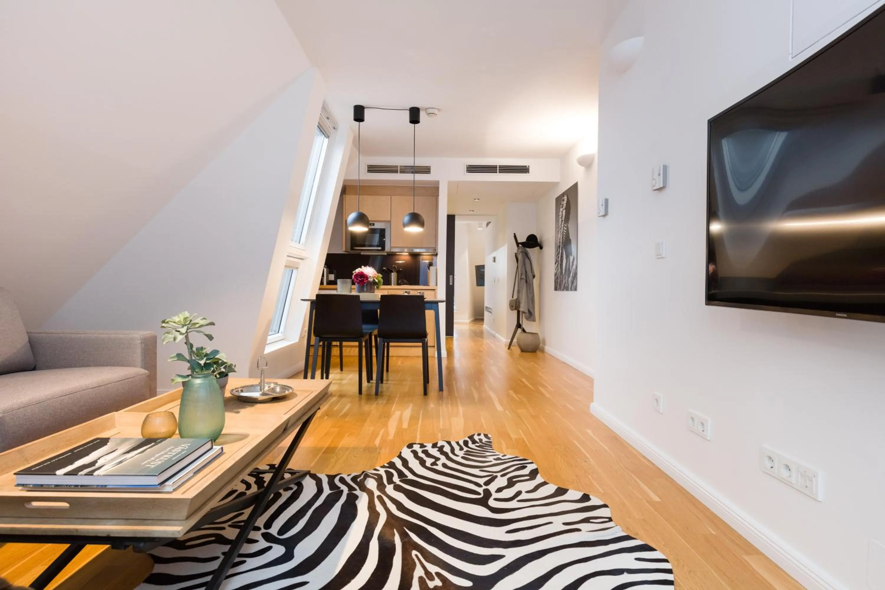 Living room in RAFAEL KAISER - Premium Apartments City Centre - Contactless Check-In