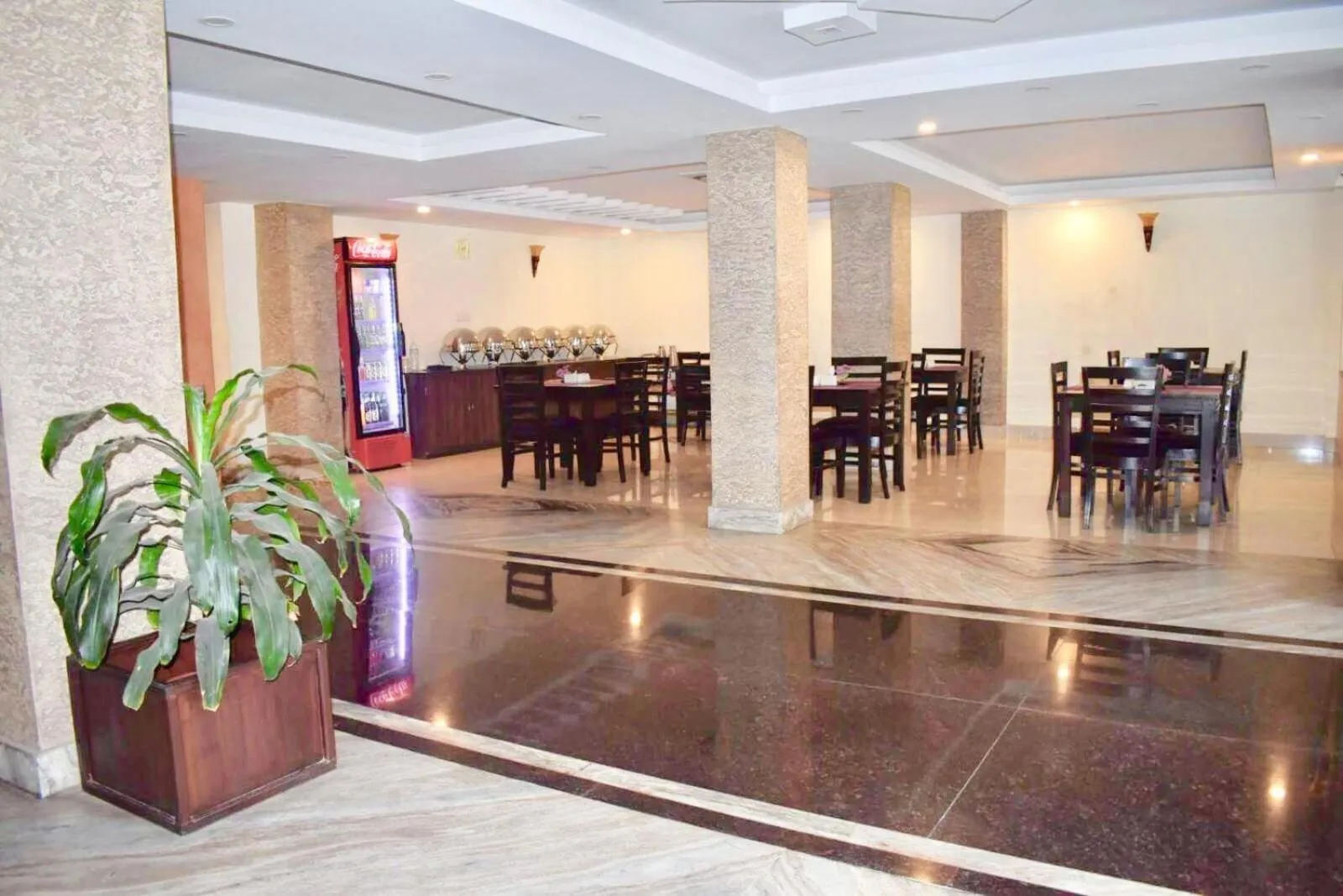 Seating area in Hotel Hema