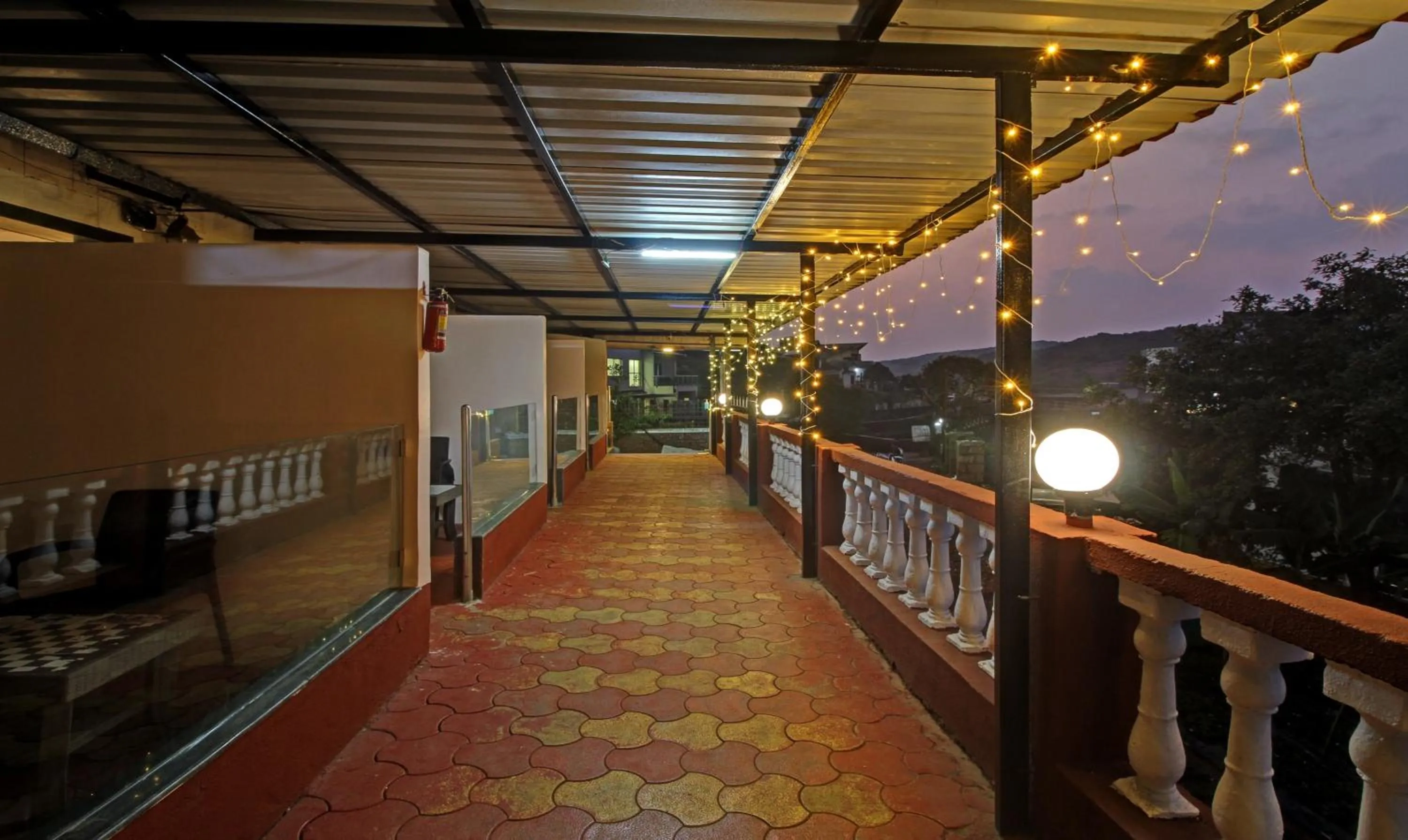 Balcony/Terrace in Treebo Berry Hill Venna Lake, 3 Km From City Center