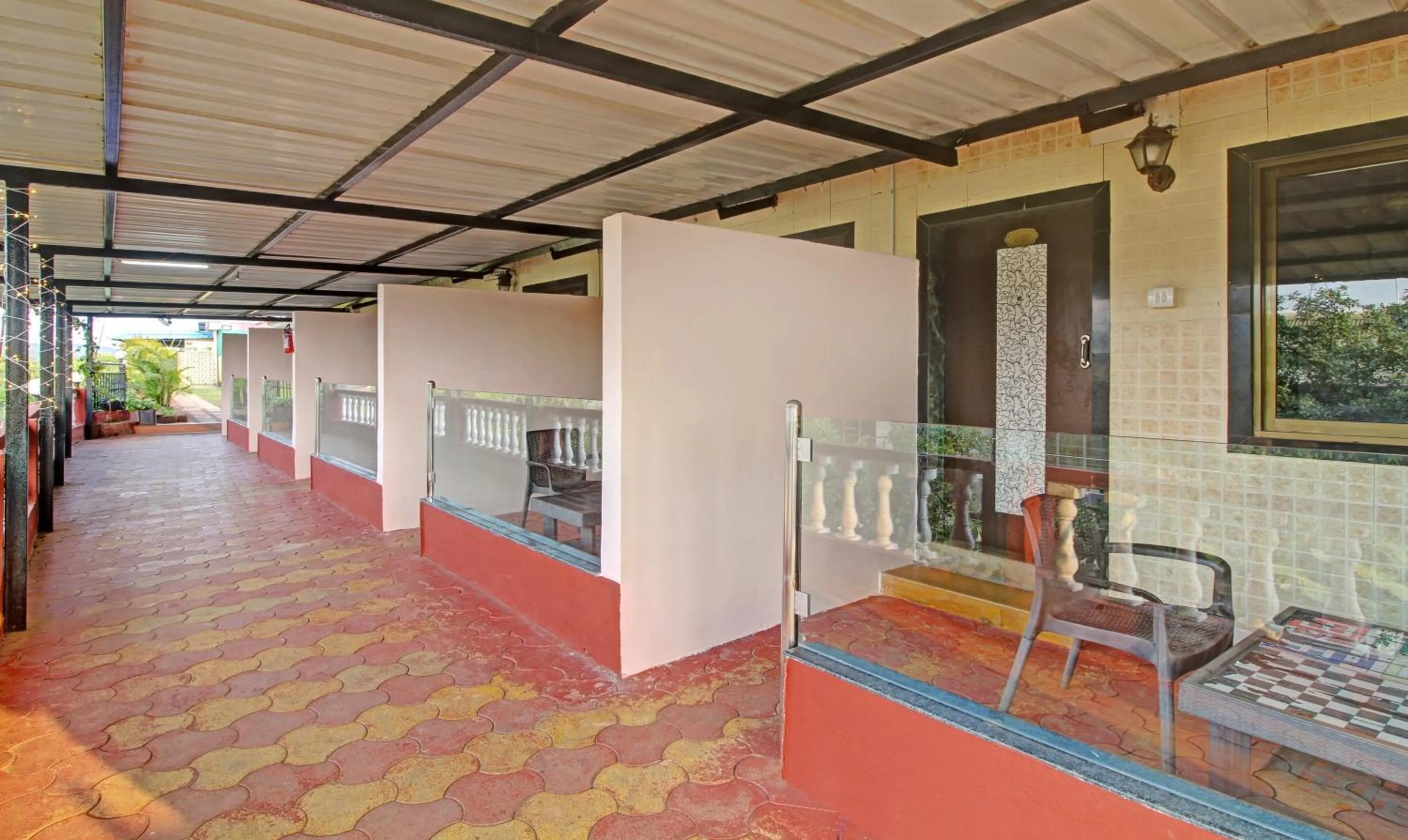 Balcony/Terrace in Treebo Berry Hill Venna Lake, 3 Km From City Center