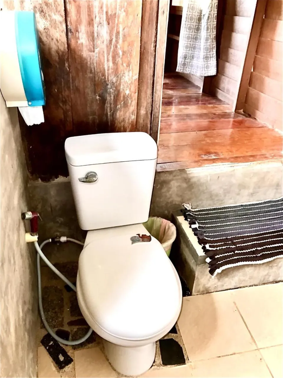 Toilet in Frog Garden Hut