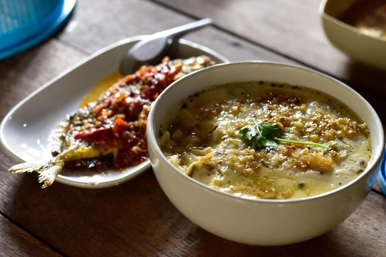 Food close-up in Frog Garden Hut