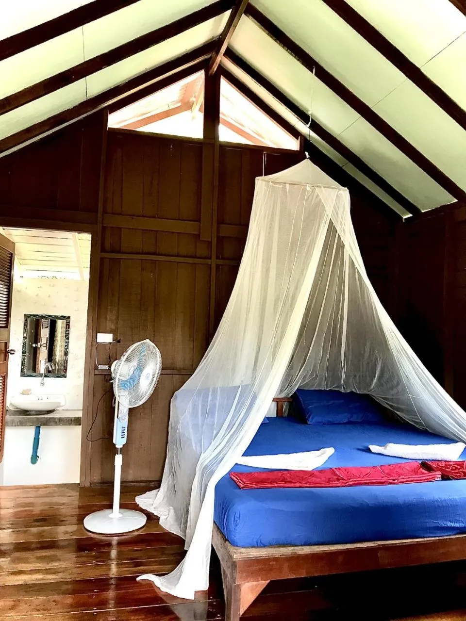 Bed in Frog Garden Hut