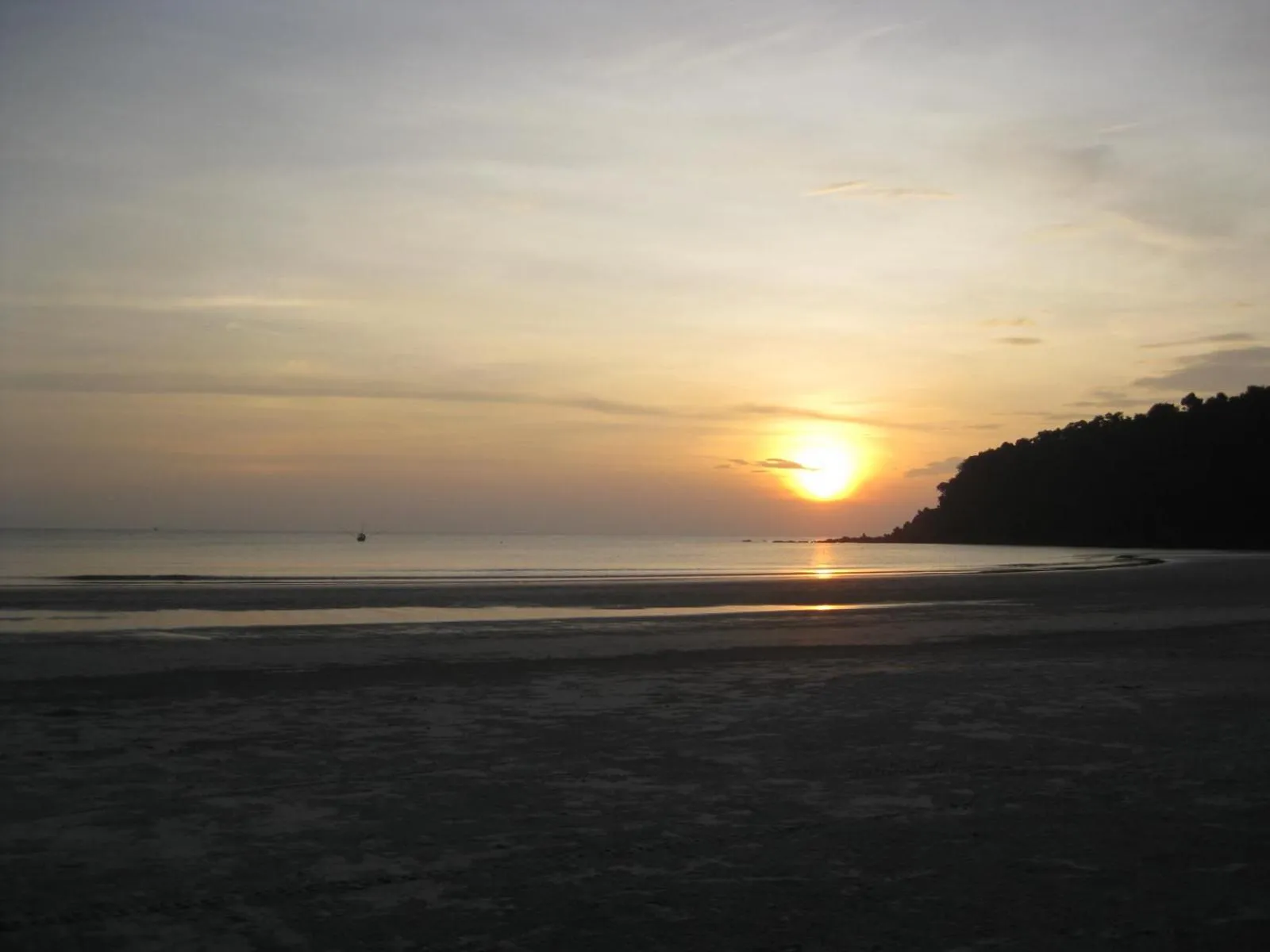 Sunset in Frog Garden Hut