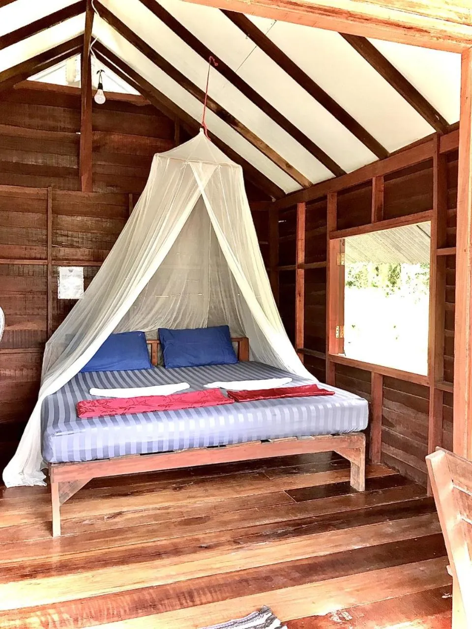 Bed in Frog Garden Hut