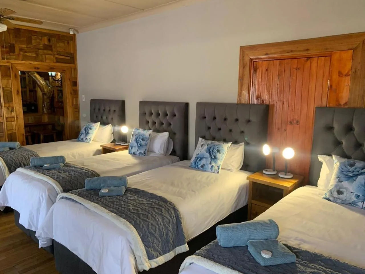 Bed in Nkwasi Lodge
